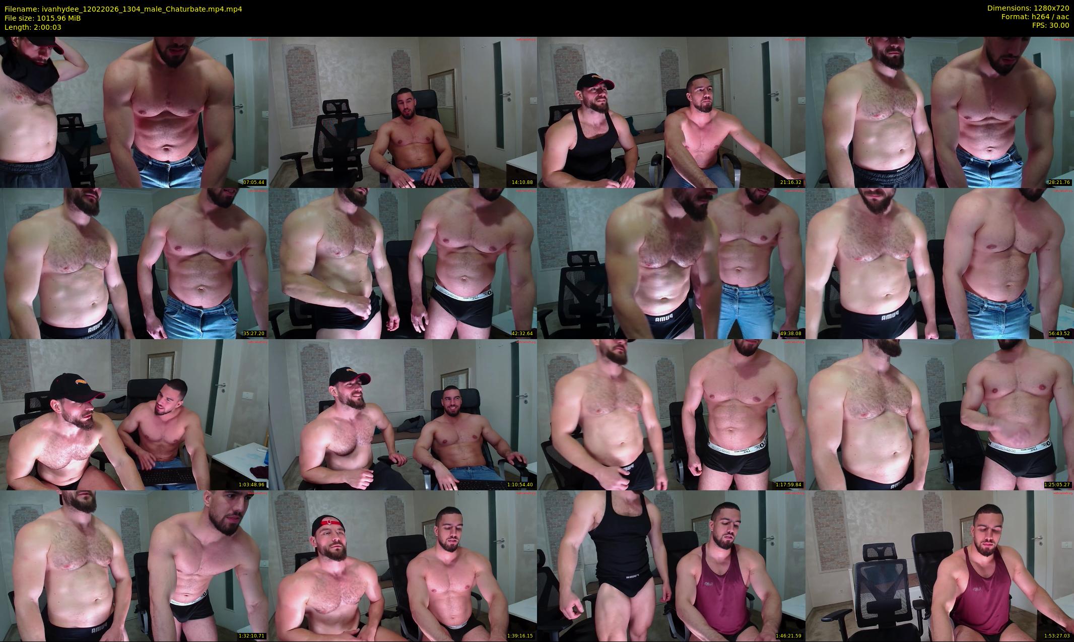 ivanhydee — 121 minute Chaturbate male cam show recording, 720p, Feb 12, 2026