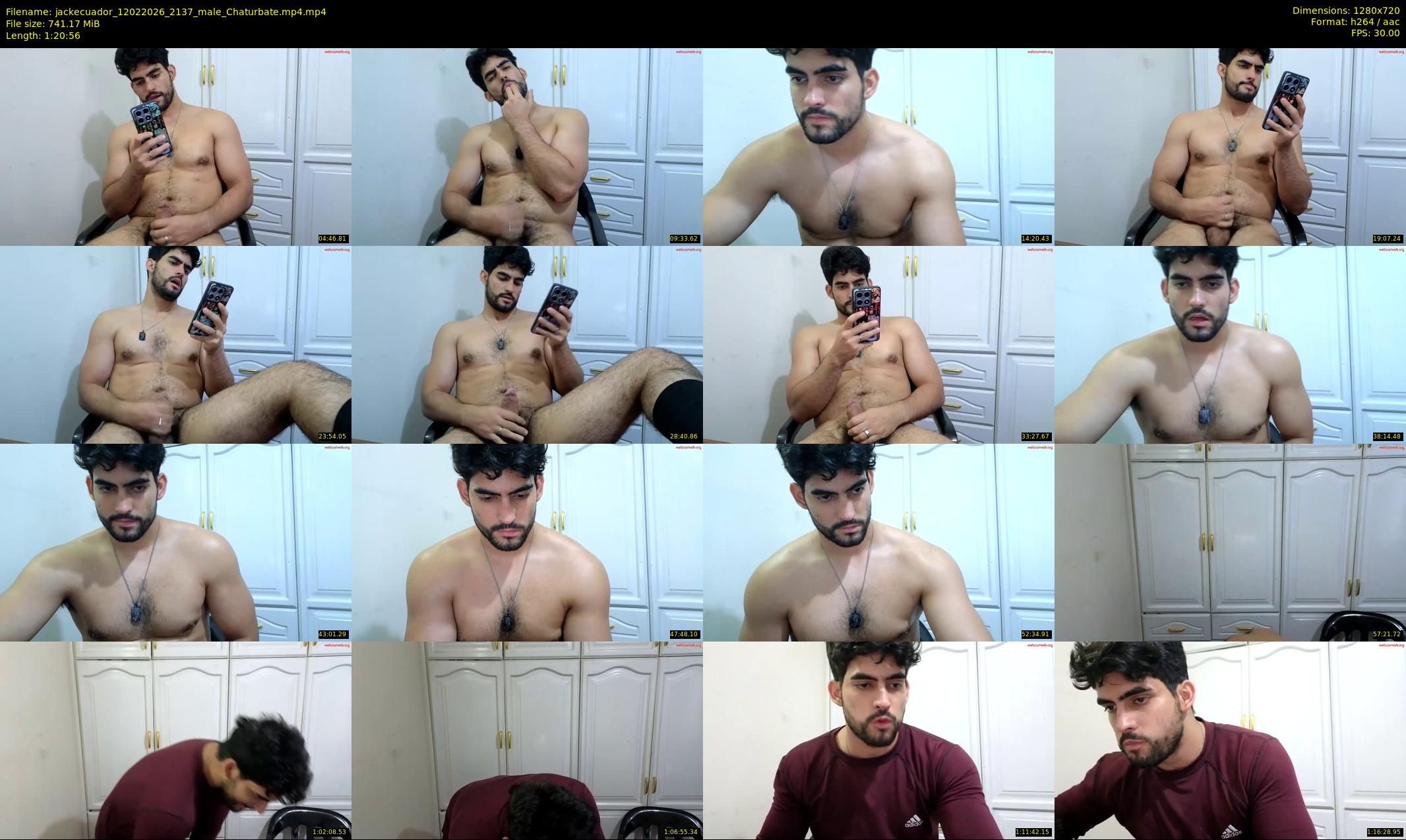 jackecuador — 81 minute Chaturbate male cam show recording, 720p, Feb 12, 2026