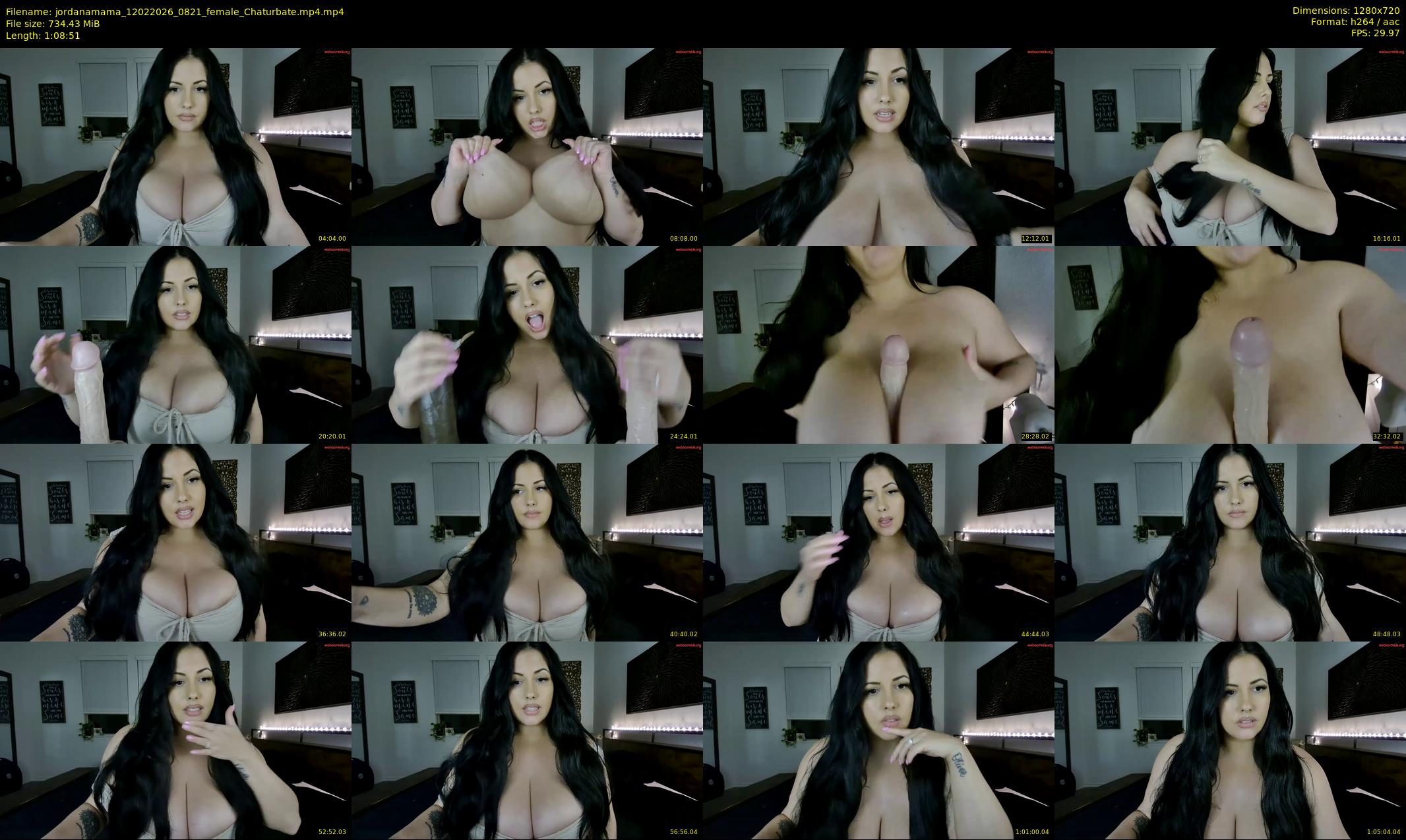 jordanamama — 69 minute Chaturbate couple cam show recording, 720p, Feb 12, 2026