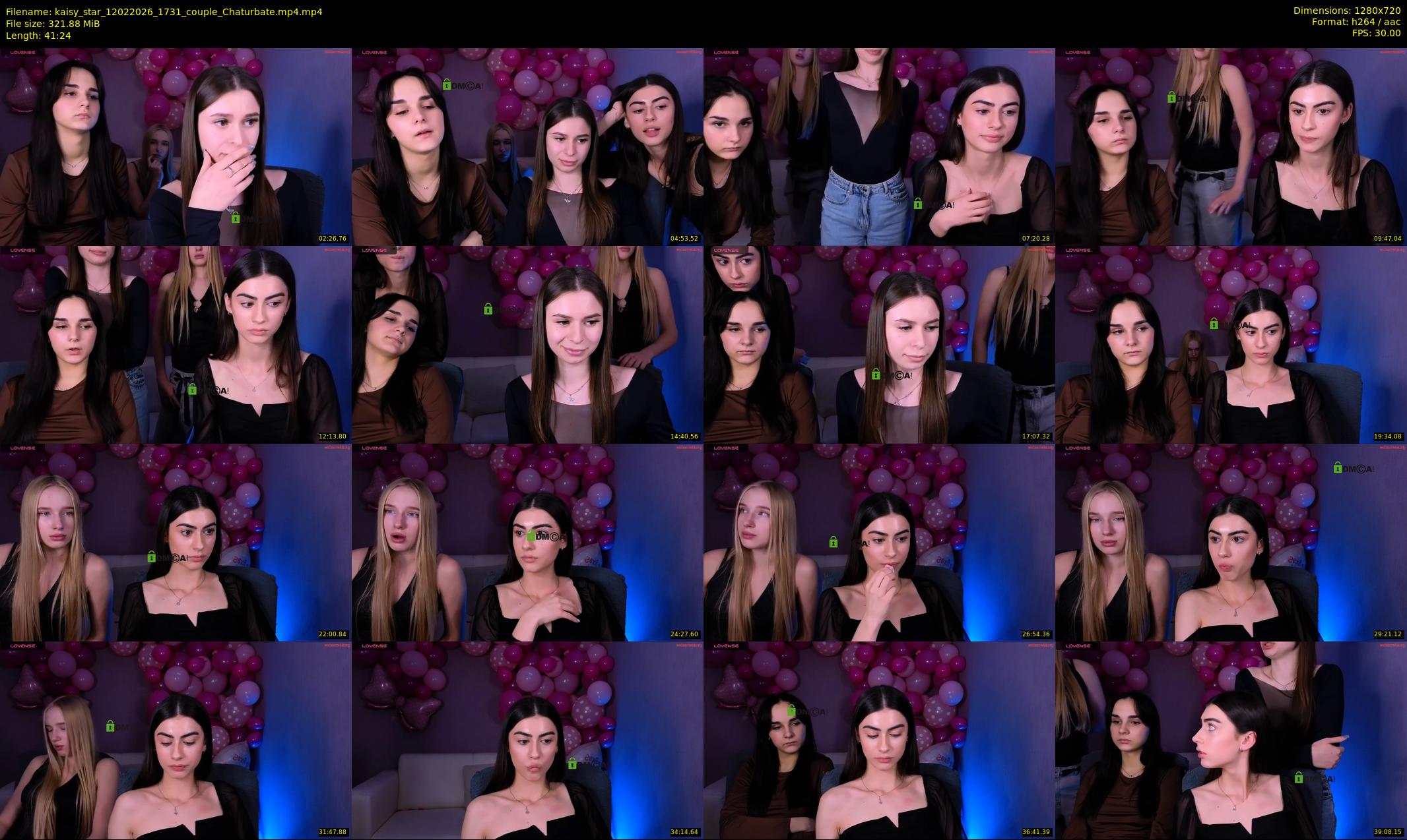 kaisy_star — 42 minute Chaturbate female cam show recording, 720p, Feb 12, 2026