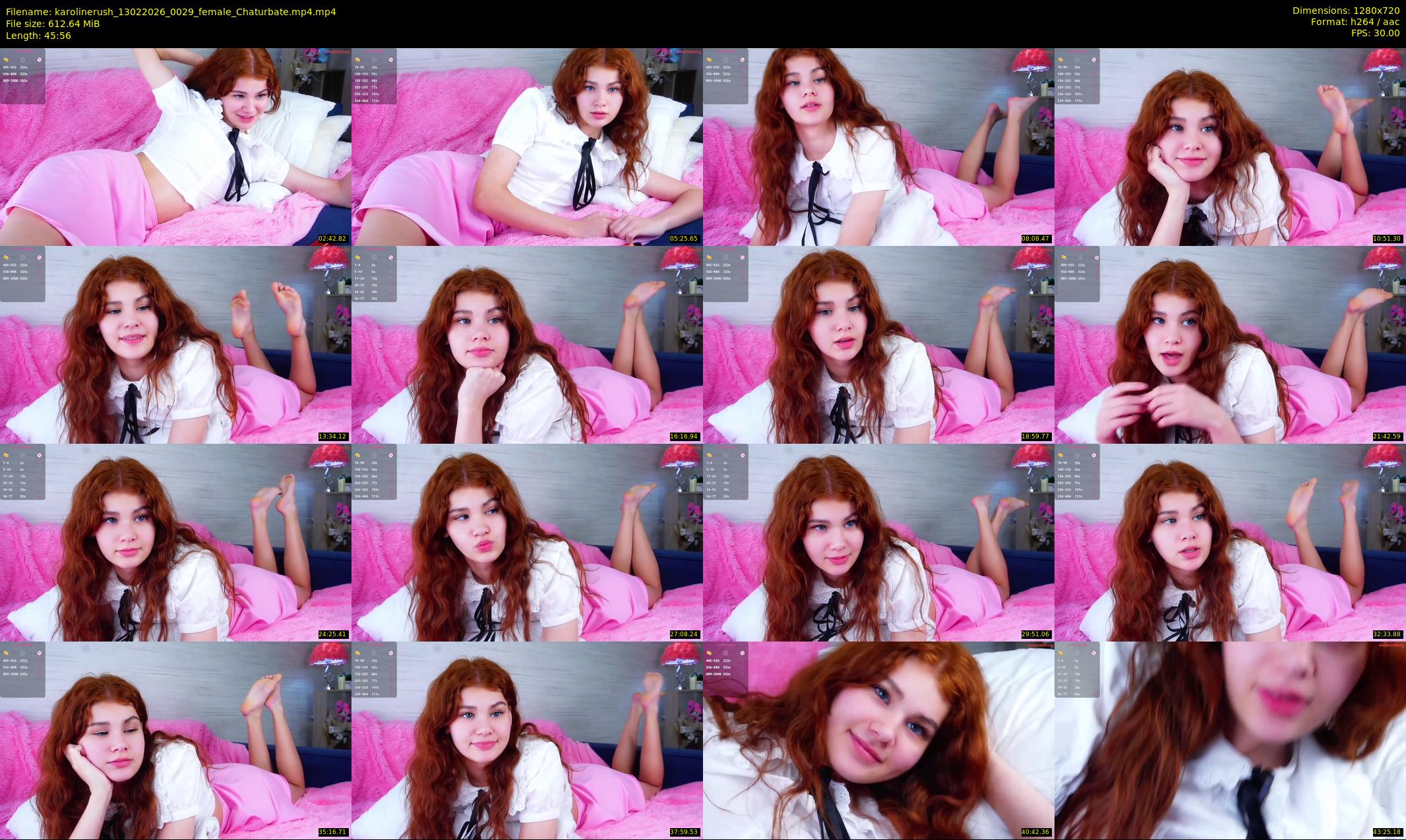 karolinerush — 46 minute Chaturbate female cam show recording, 720p, Feb 13, 2026