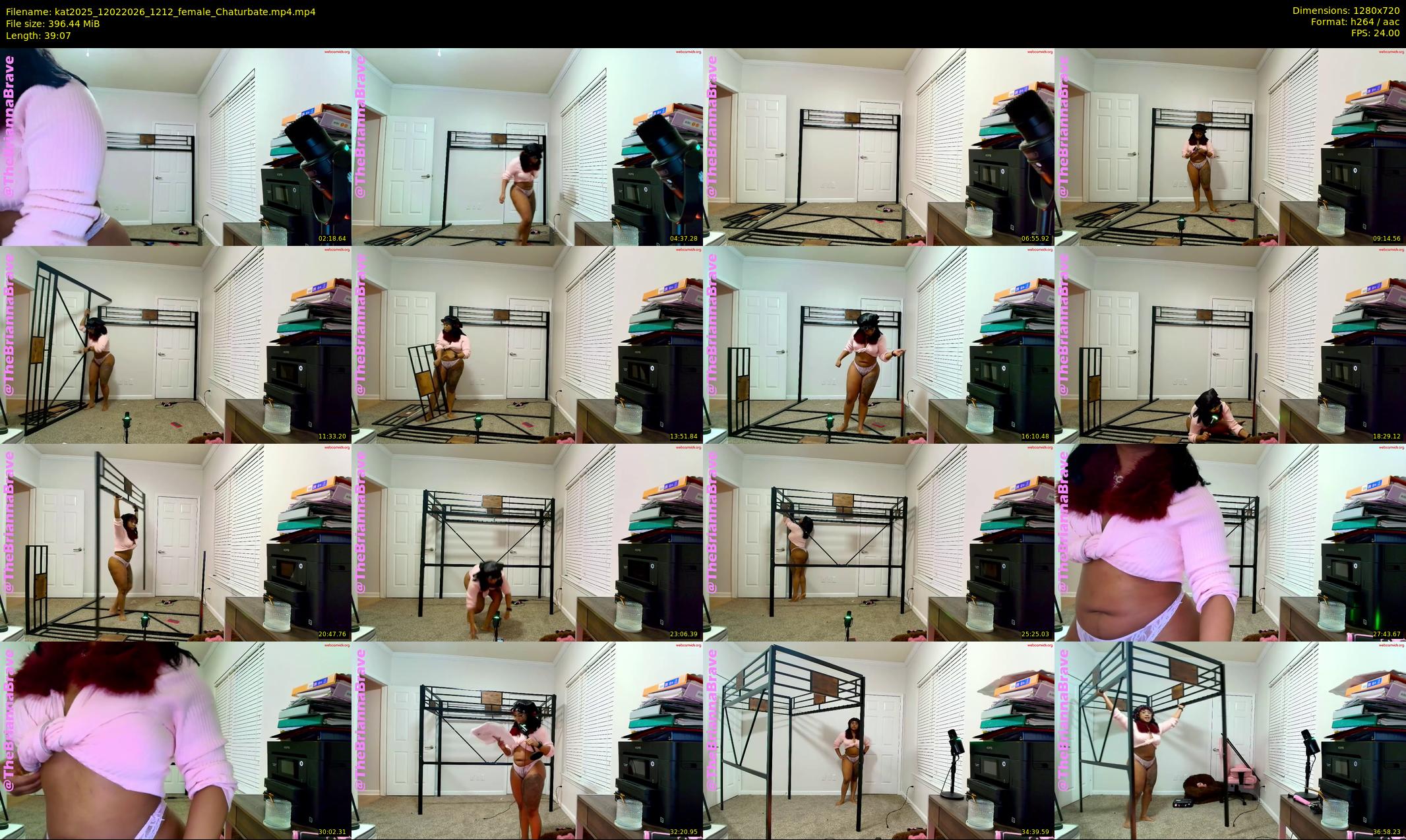 kat2025 — 40 minute Chaturbate female cam show recording, 720p, Feb 12, 2026