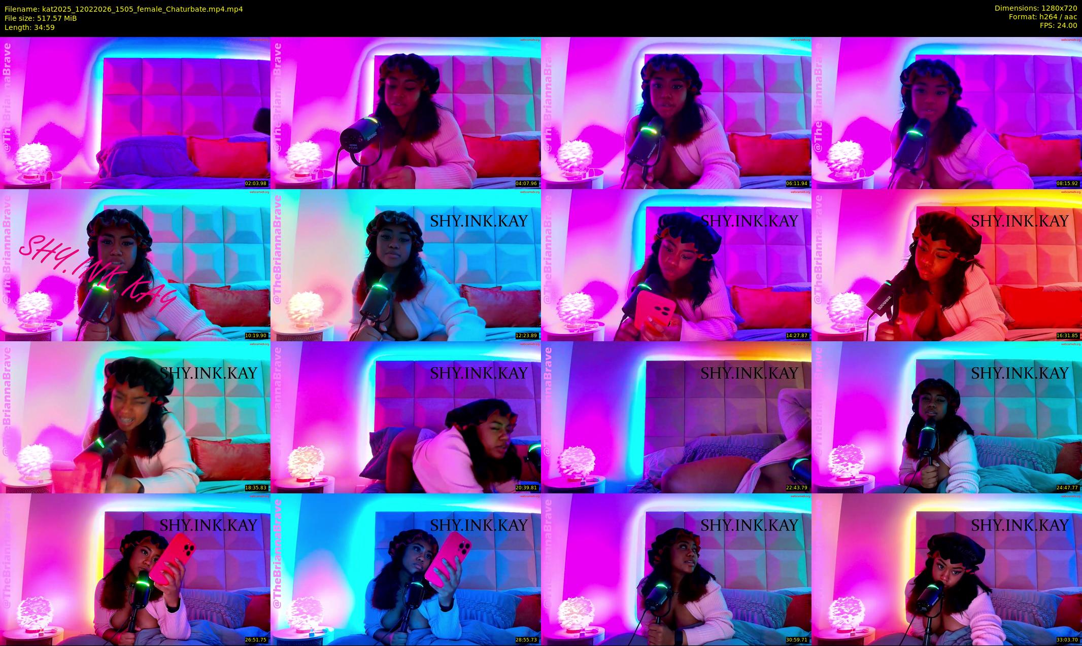 kat2025 — 35 minute Chaturbate female cam show recording, 720p, Feb 12, 2026