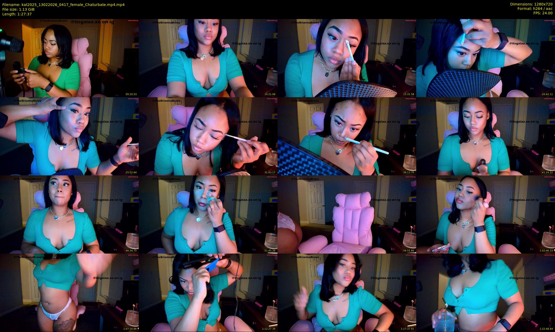kat2025 — 88 minute Chaturbate female cam show recording, 720p, Feb 13, 2026