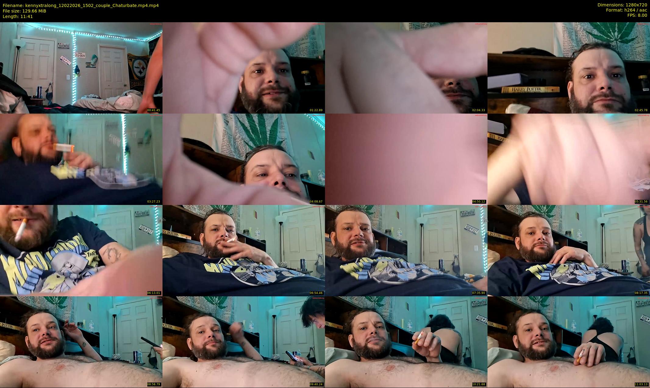 kennyxtralong — 12 minute Chaturbate couple cam show recording, 720p, Feb 12, 2026