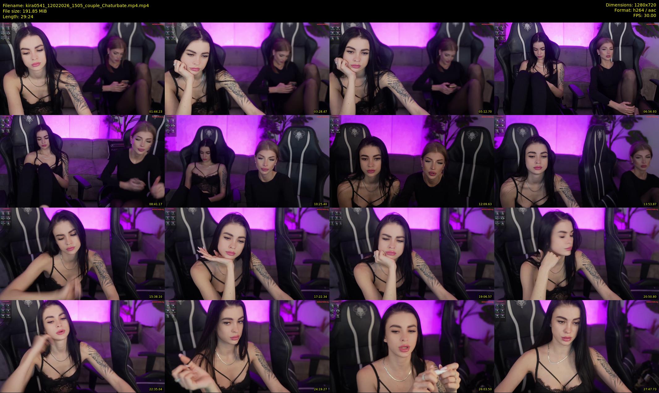 kira0541 — 30 minute Chaturbate couple cam show recording, 720p, Feb 12, 2026