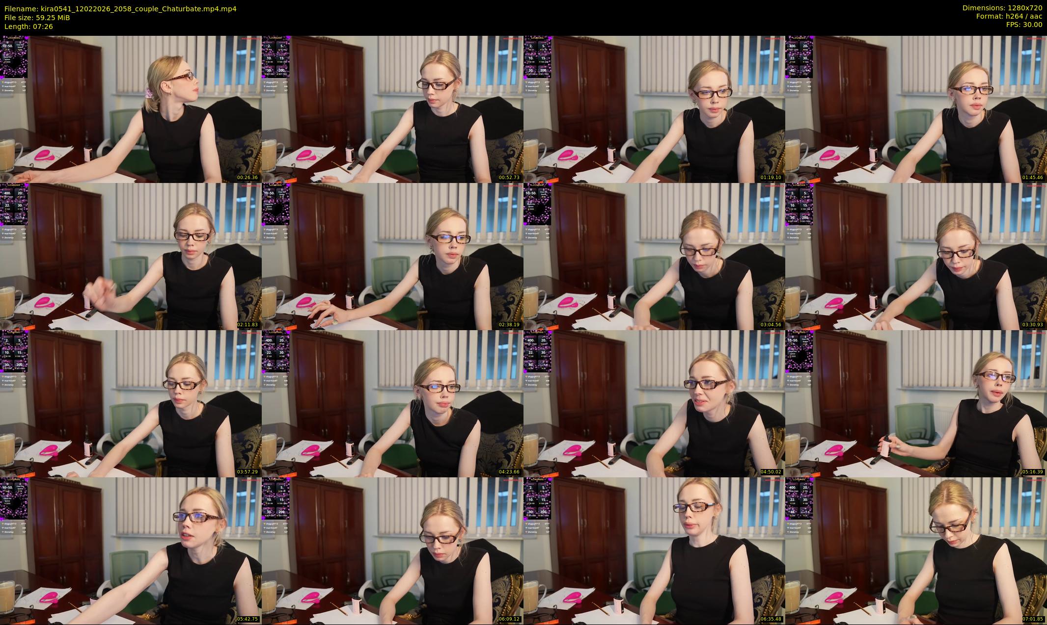 kira0541 — 8 minute Chaturbate couple cam show recording, 720p, Feb 12, 2026