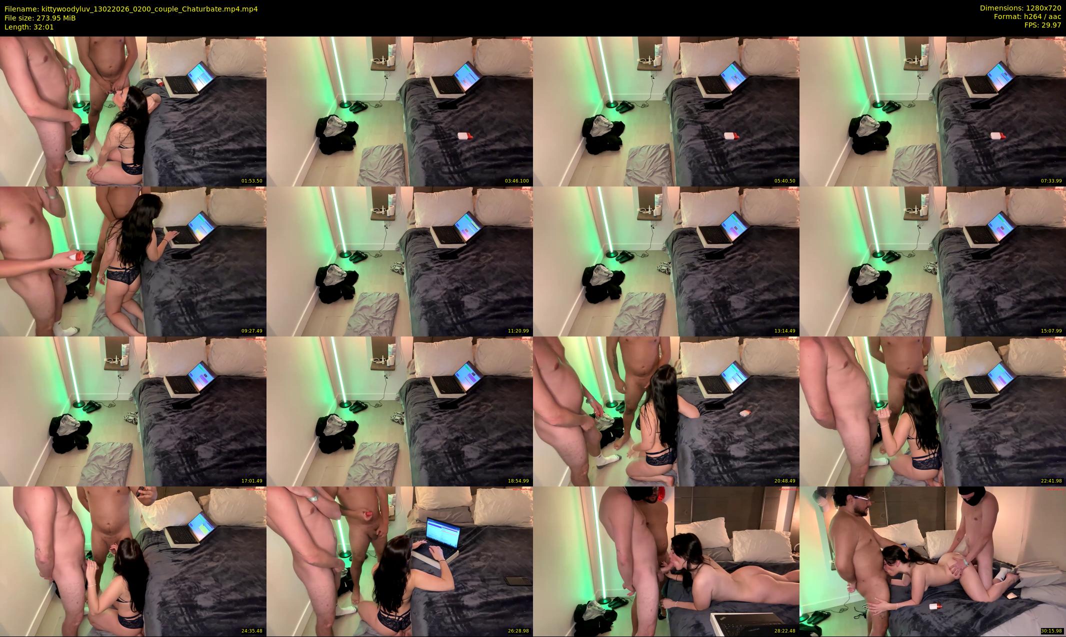 kittywoodyluv — 33 minute Chaturbate couple cam show recording, 720p, Feb 13, 2026