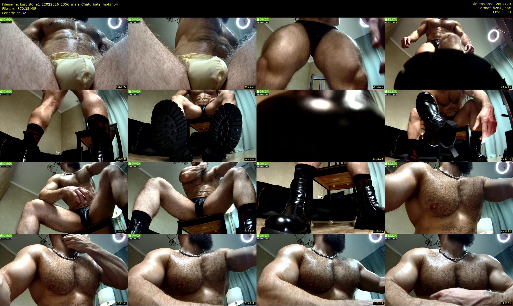 kurt_stone1 — 36 minute Chaturbate male cam show recording, 720p, Feb 12, 2026