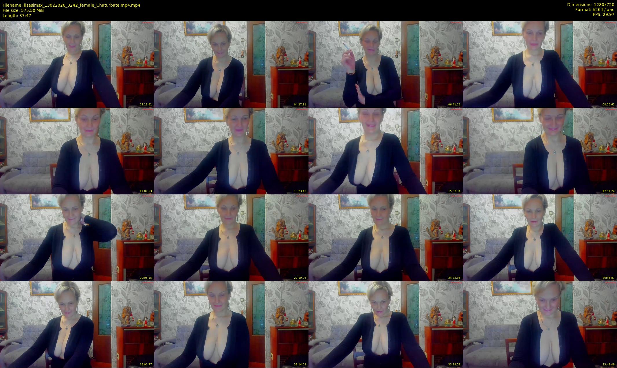 lisasimsx — 38 minute Chaturbate female cam show recording, 720p, Feb 13, 2026