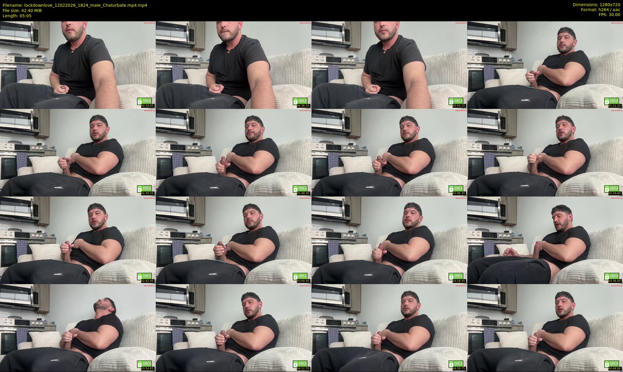 lockdownlove — 6 minute Chaturbate male cam show recording, 720p, Feb 12, 2026