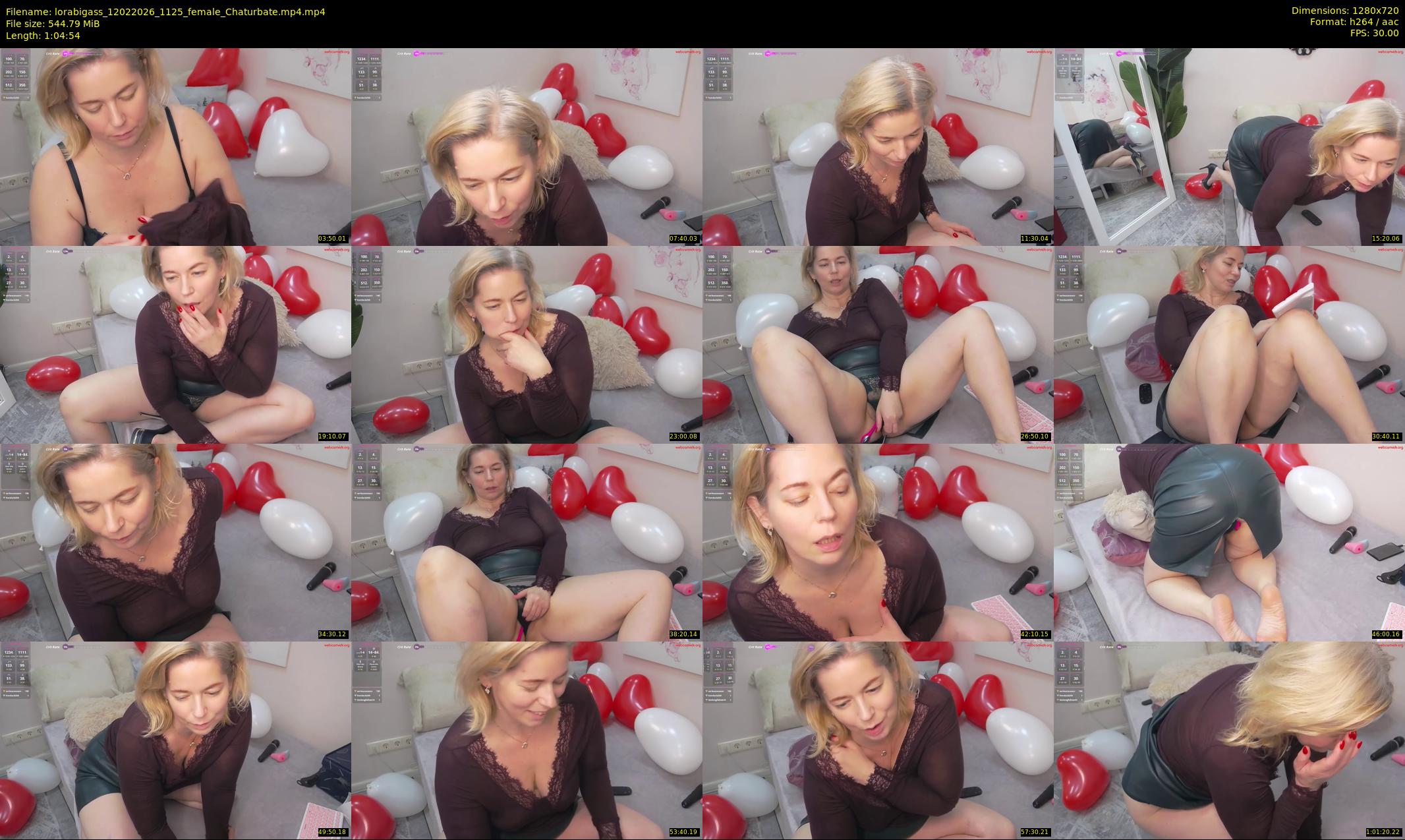 lorabigass — 65 minute Chaturbate female cam show recording, 720p, Feb 12, 2026