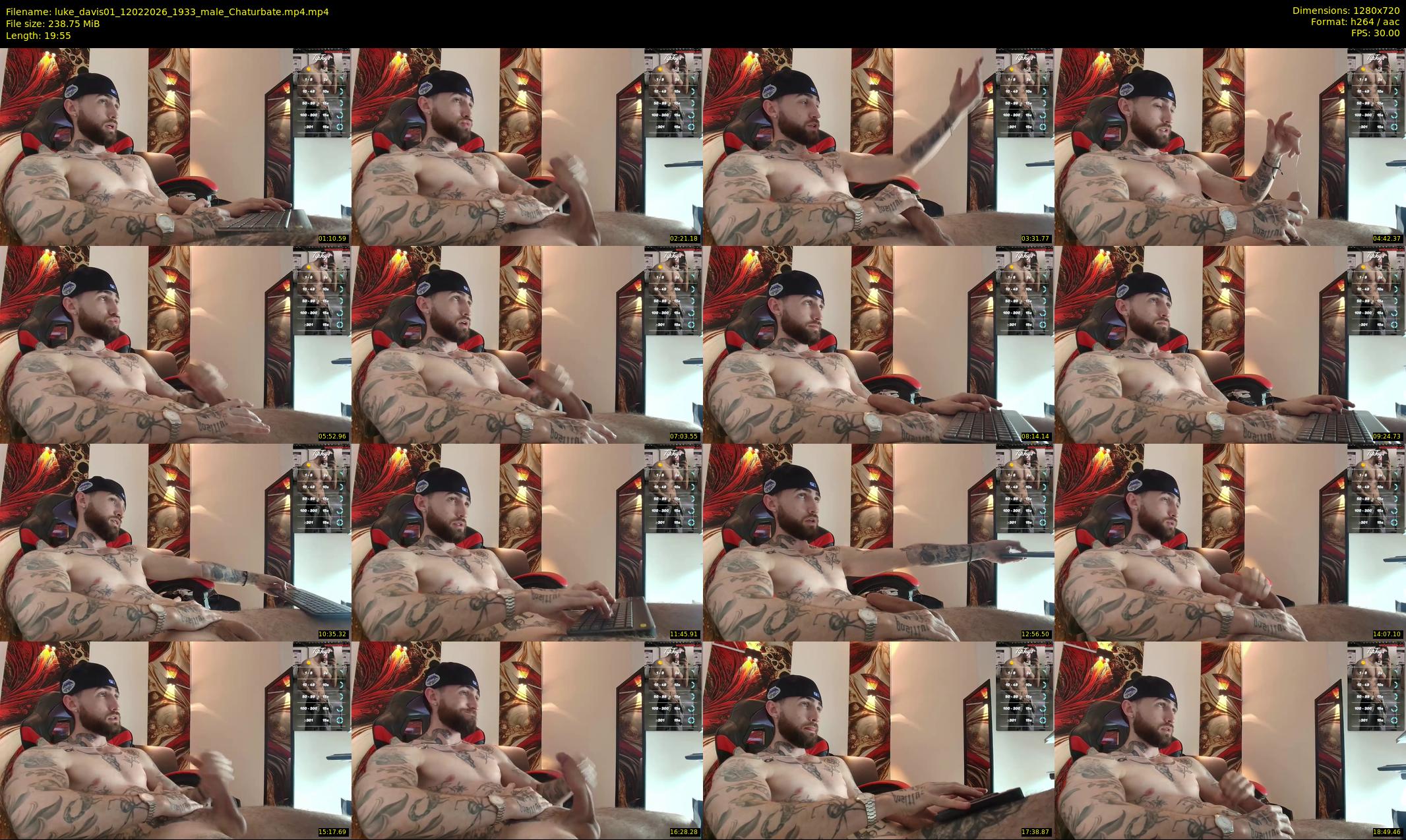 luke_davis01 — 20 minute Chaturbate male cam show recording, 720p, Feb 12, 2026