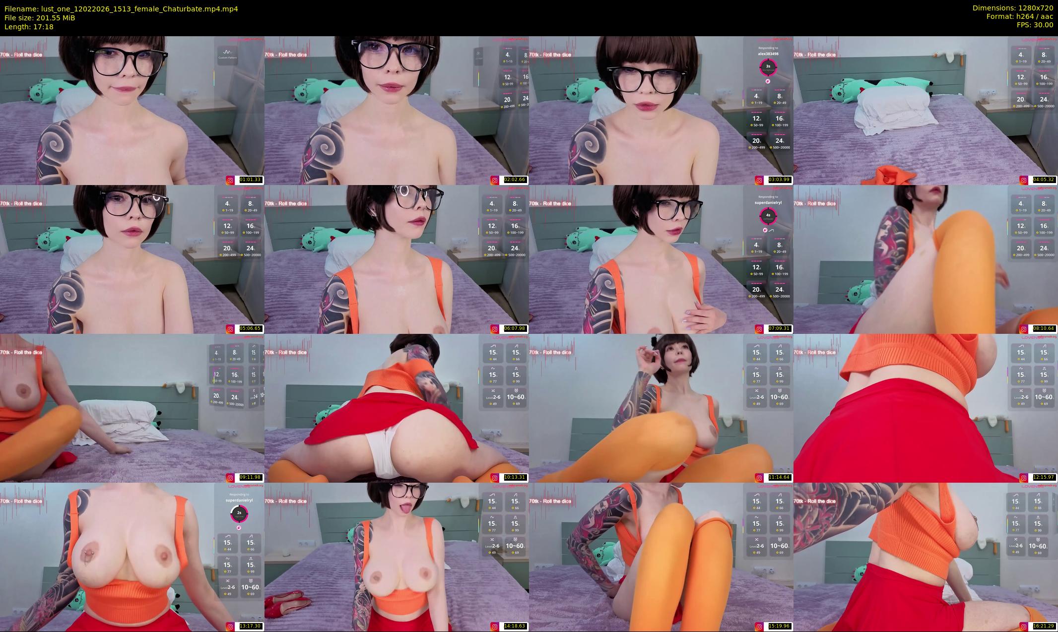lust_one — 18 minute Chaturbate female cam show recording, 720p, Feb 12, 2026