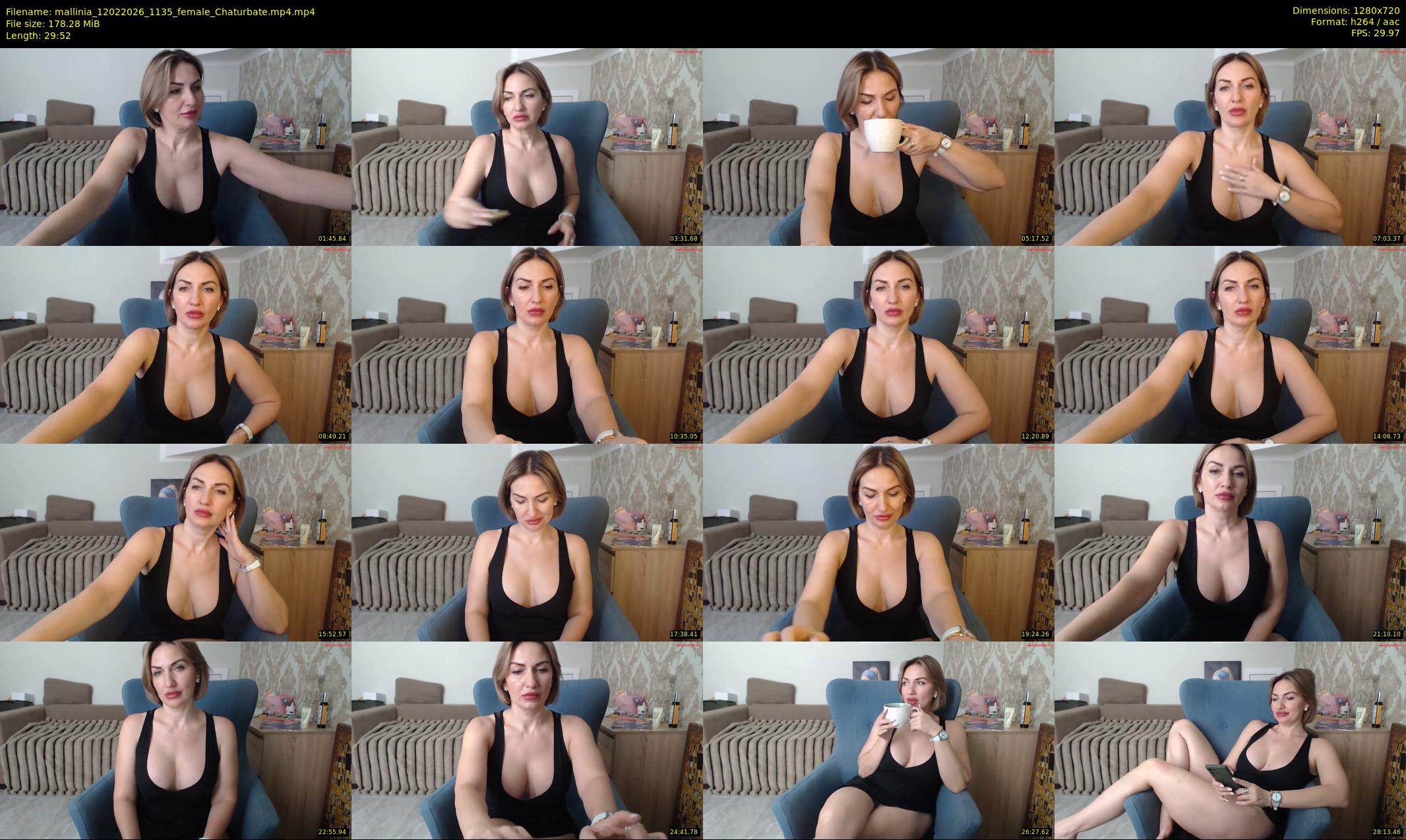 mallinia — 30 minute Chaturbate female cam show recording, 720p, Feb 12, 2026