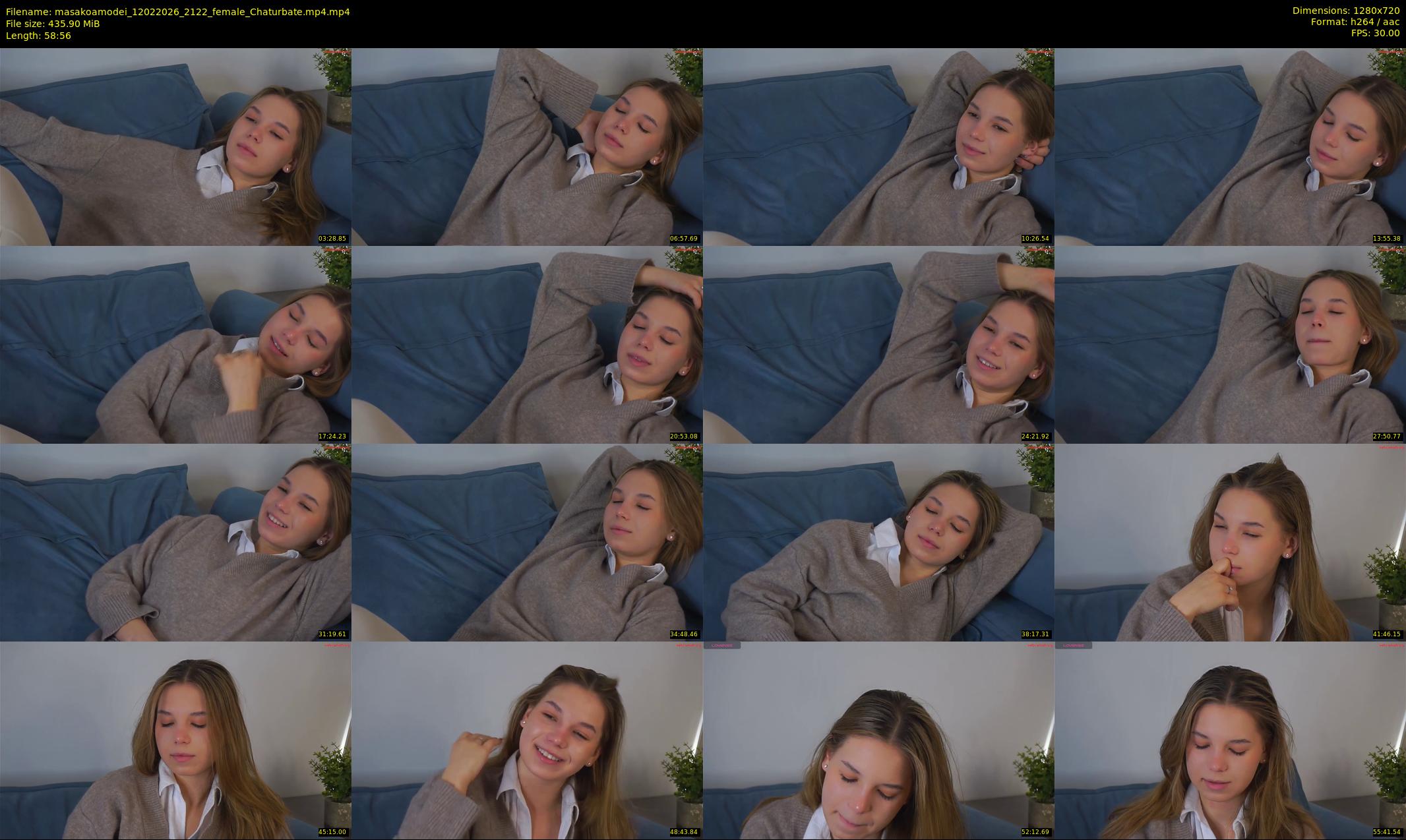masakoamodei — 59 minute Chaturbate female cam show recording, 720p, Feb 12, 2026