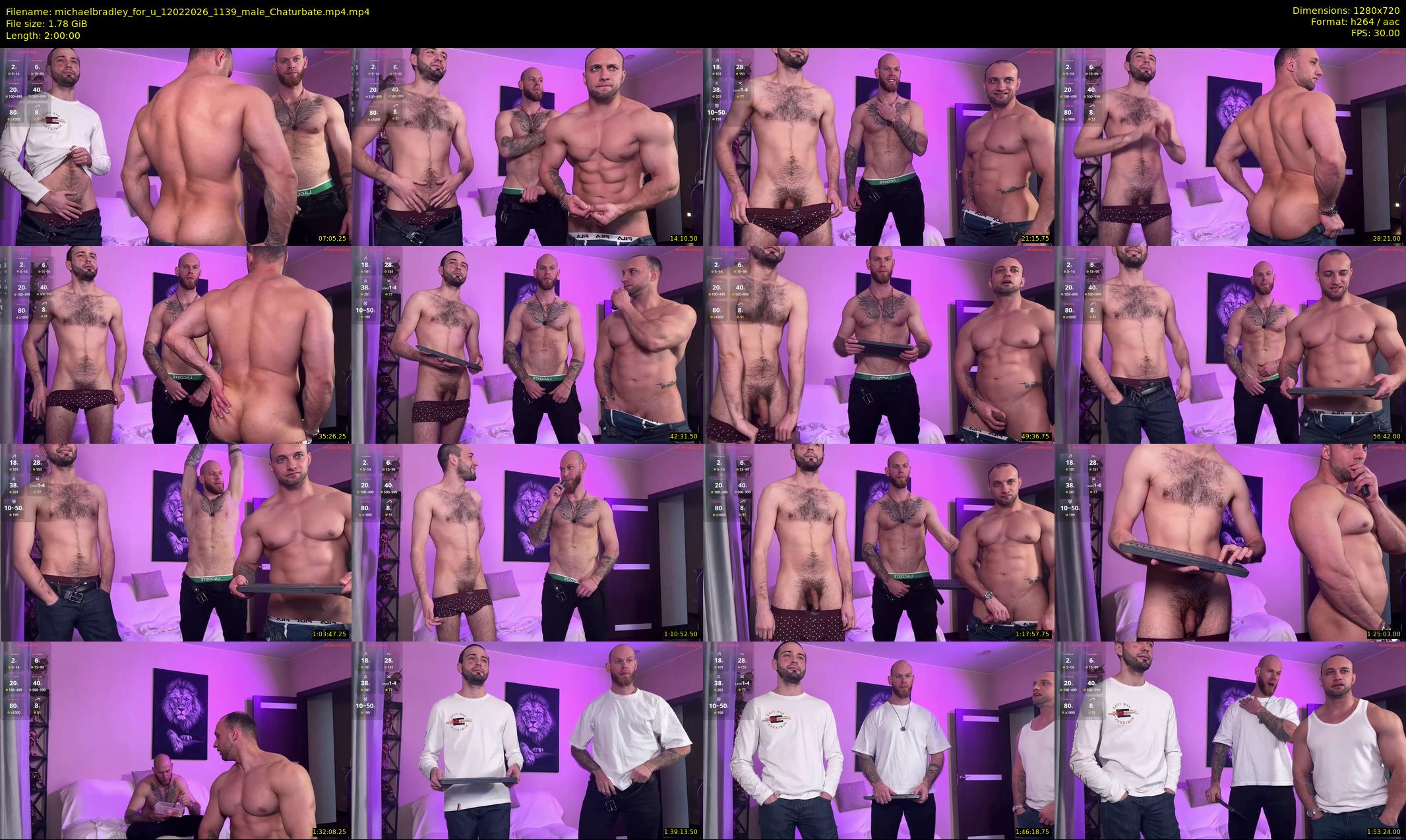 michaelbradley_for_u — 120 minute Chaturbate male cam show recording, 720p, Feb 12, 2026