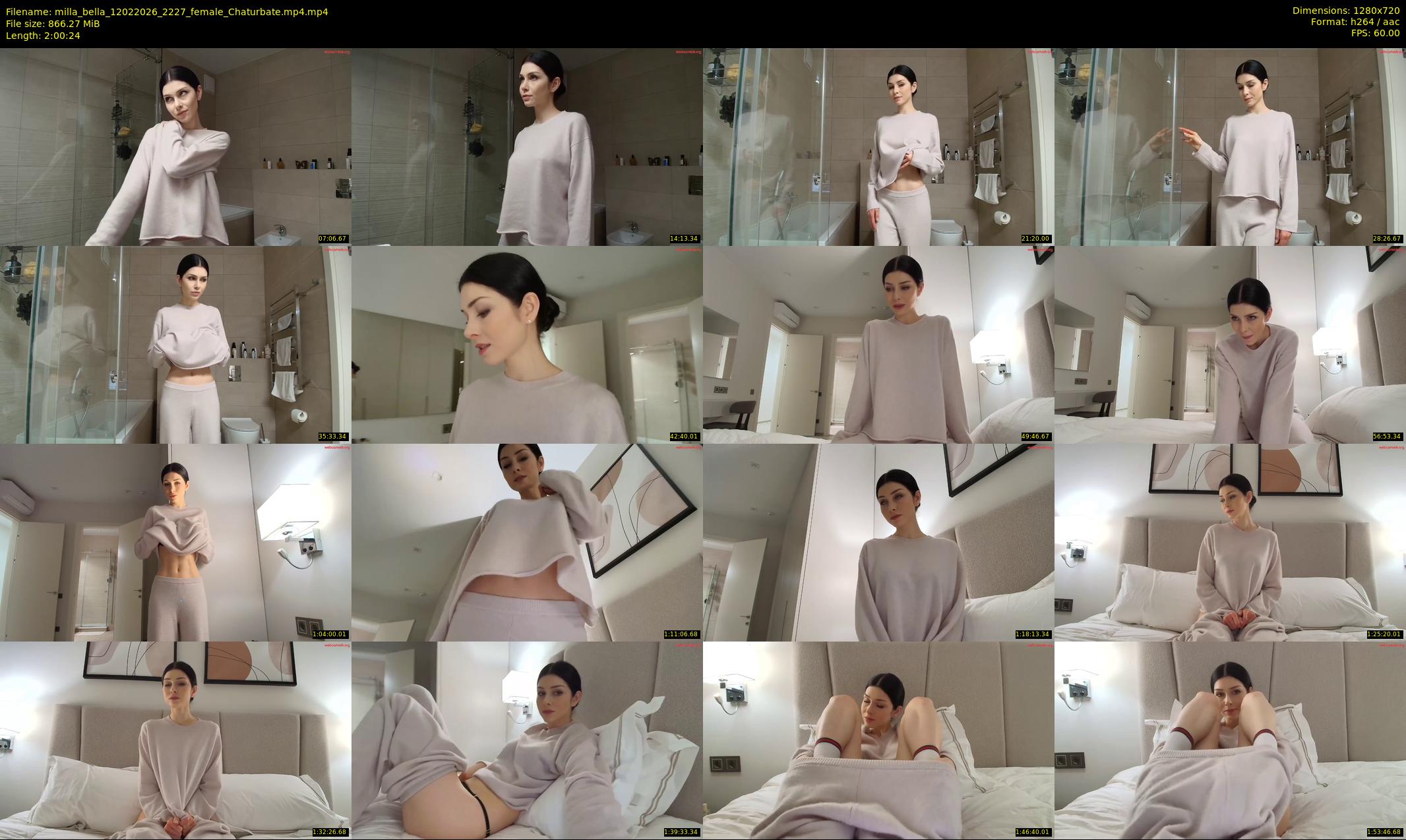 milla_bella — 121 minute Chaturbate female cam show recording, 720p, Feb 12, 2026