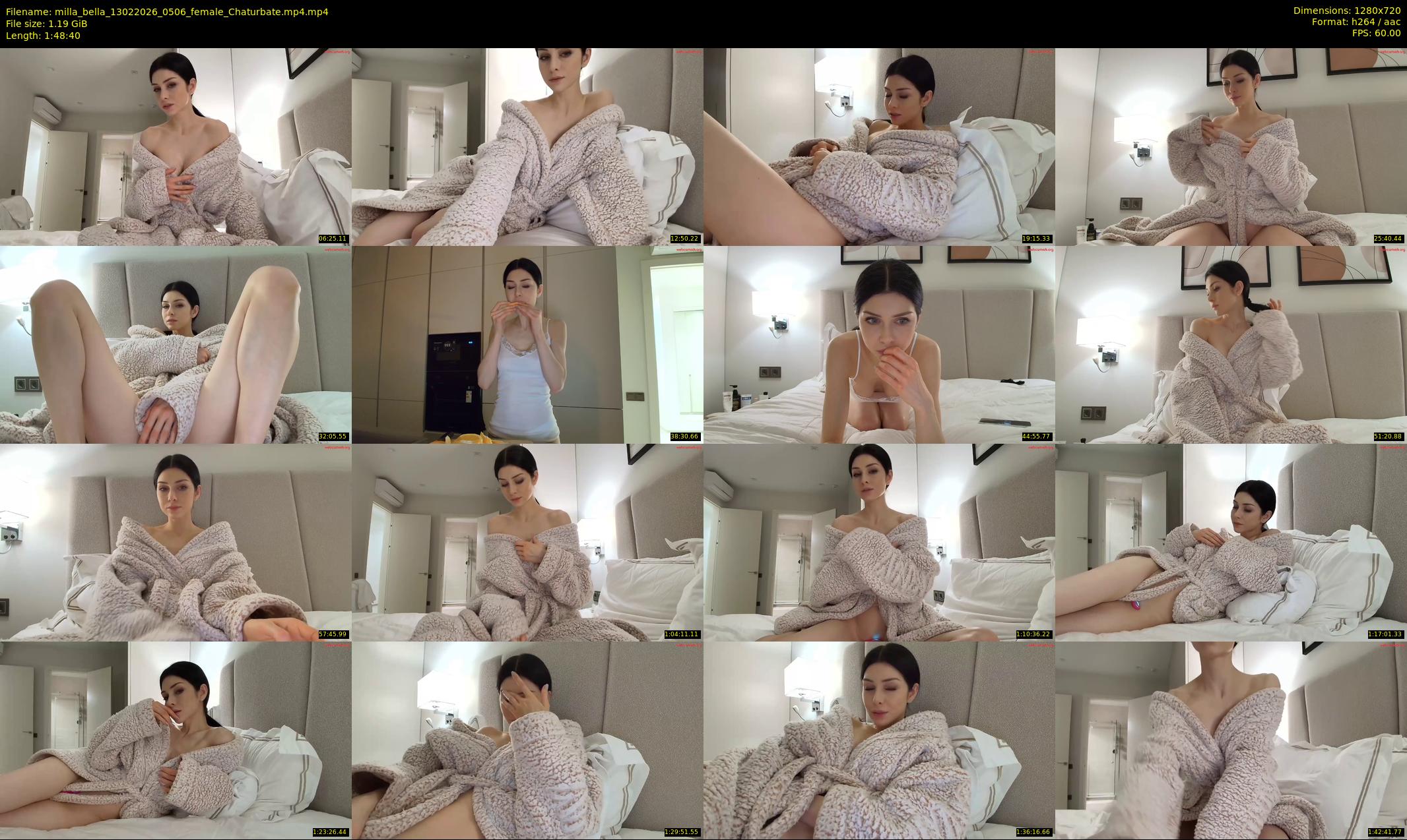 milla_bella — 109 minute Chaturbate female cam show recording, 720p, Feb 13, 2026