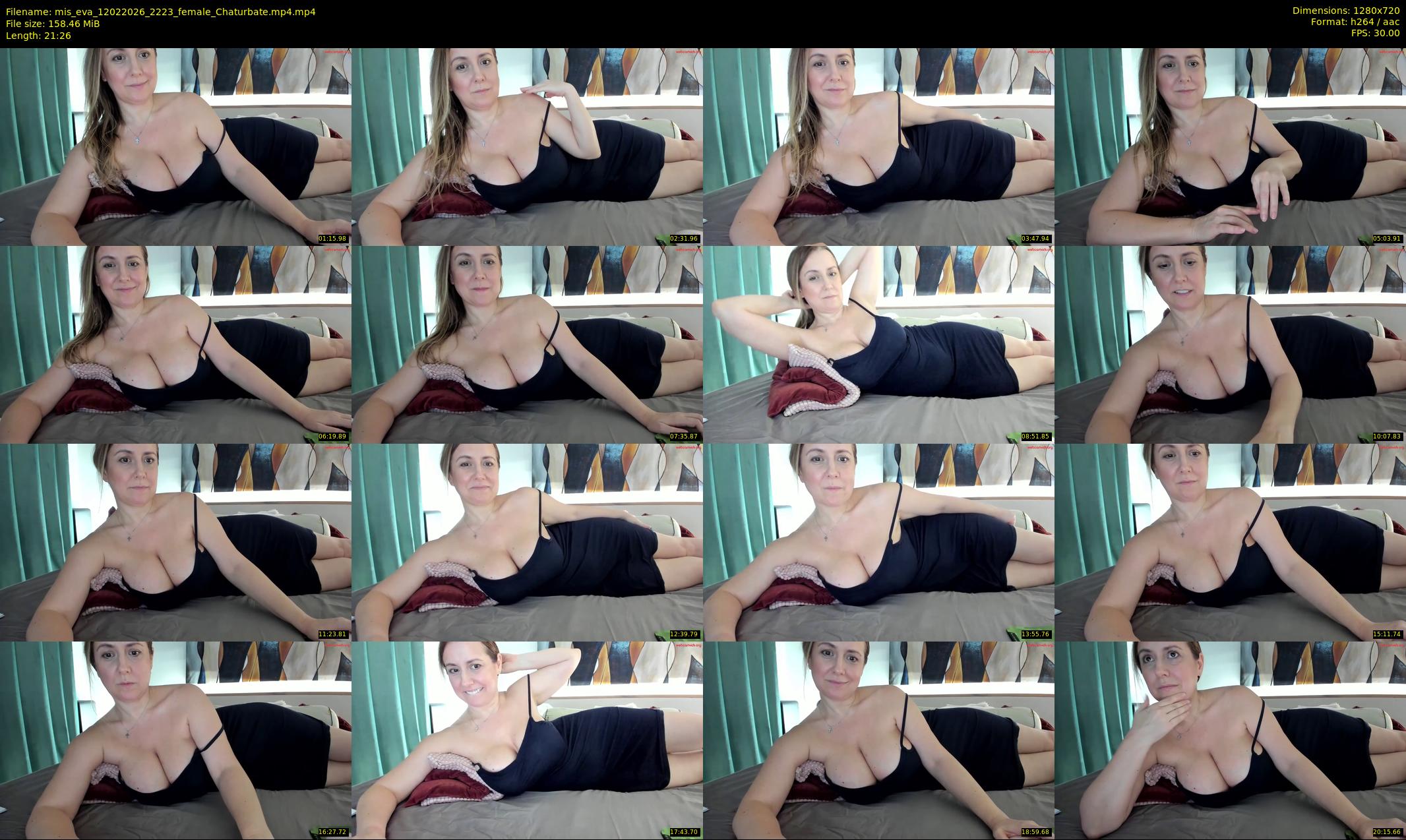 mis_eva — 22 minute Chaturbate female cam show recording, 720p, Feb 12, 2026