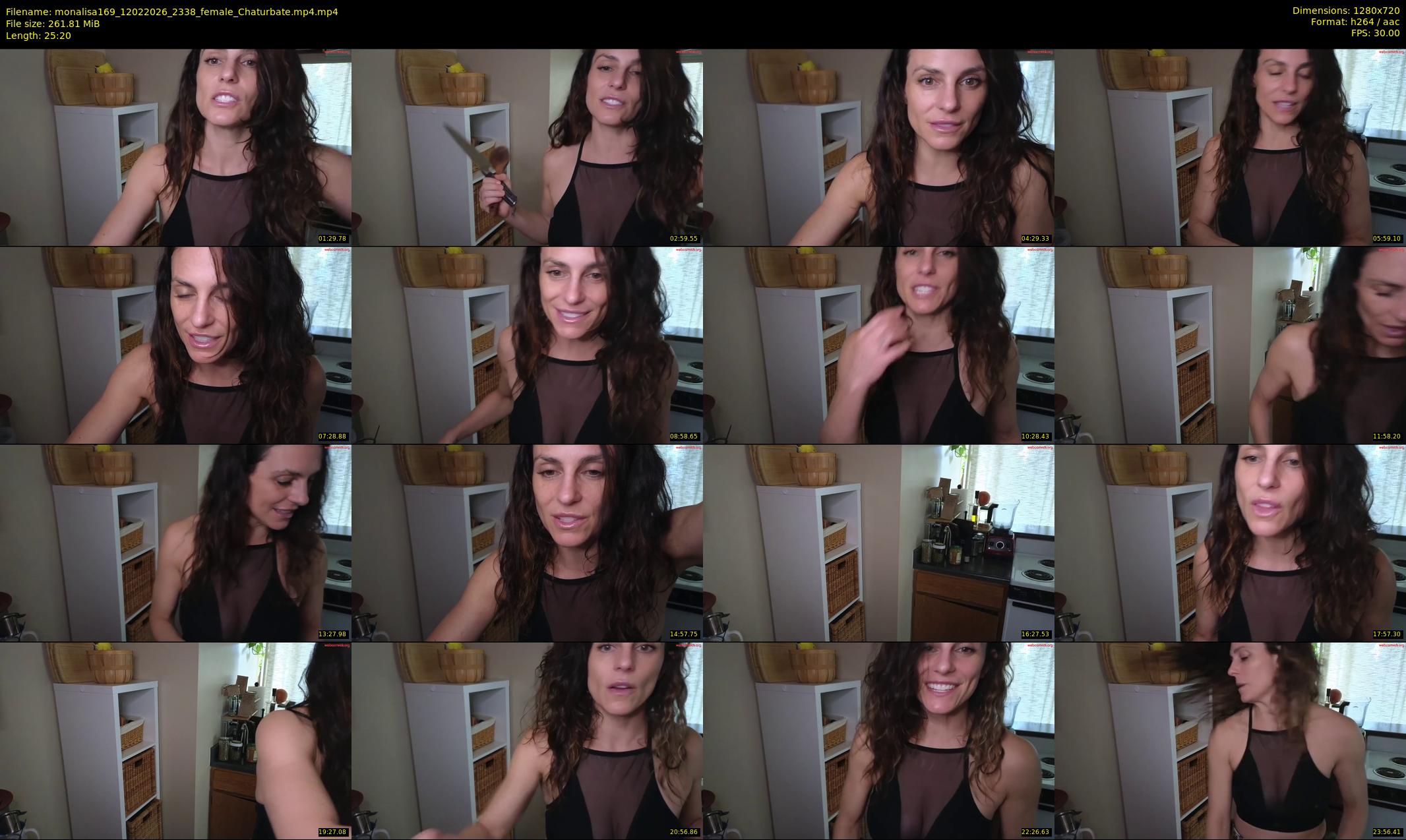 monalisa169 — 26 minute Chaturbate female cam show recording, 720p, Feb 12, 2026