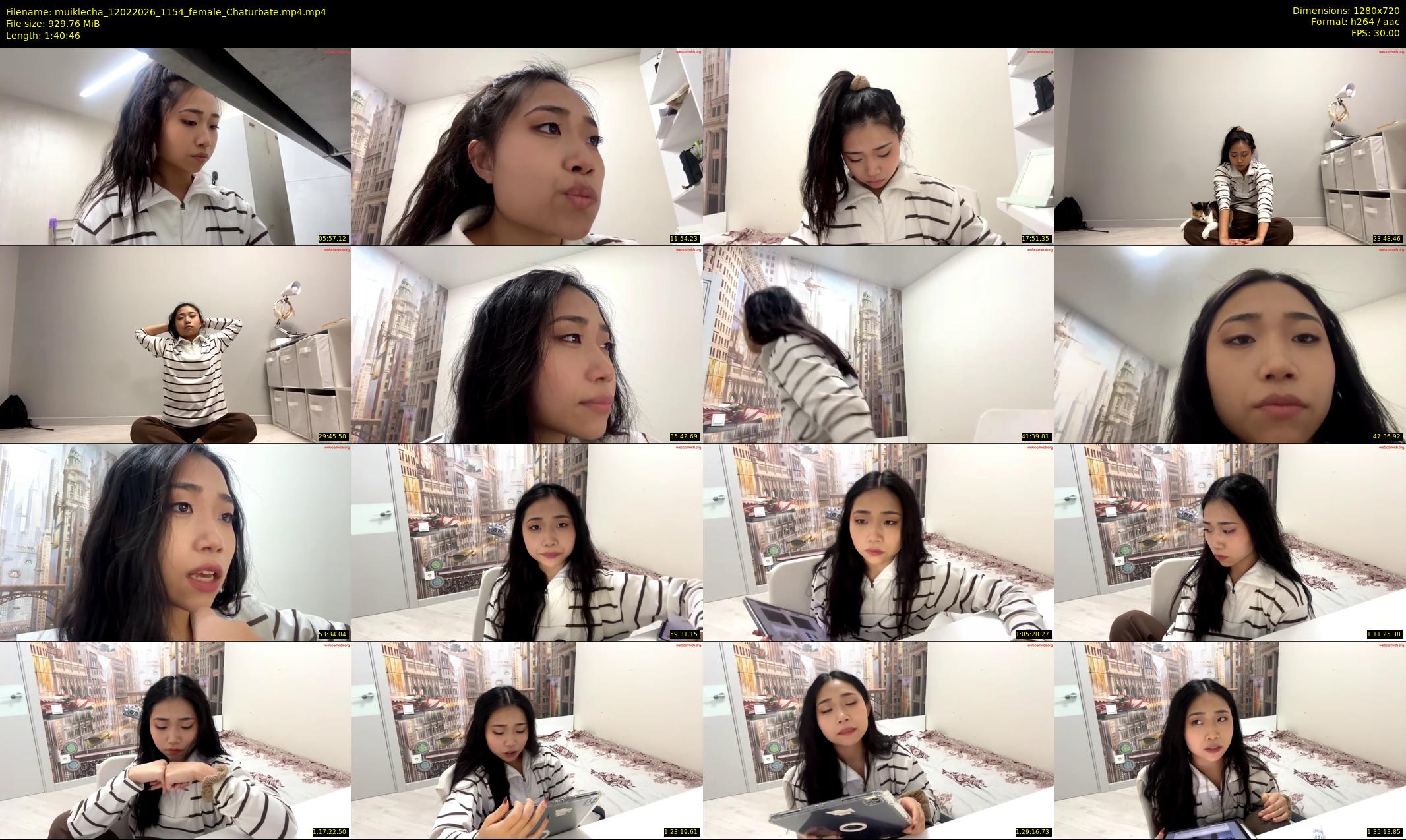 muiklecha — 101 minute Chaturbate female cam show recording, 720p, Feb 12, 2026