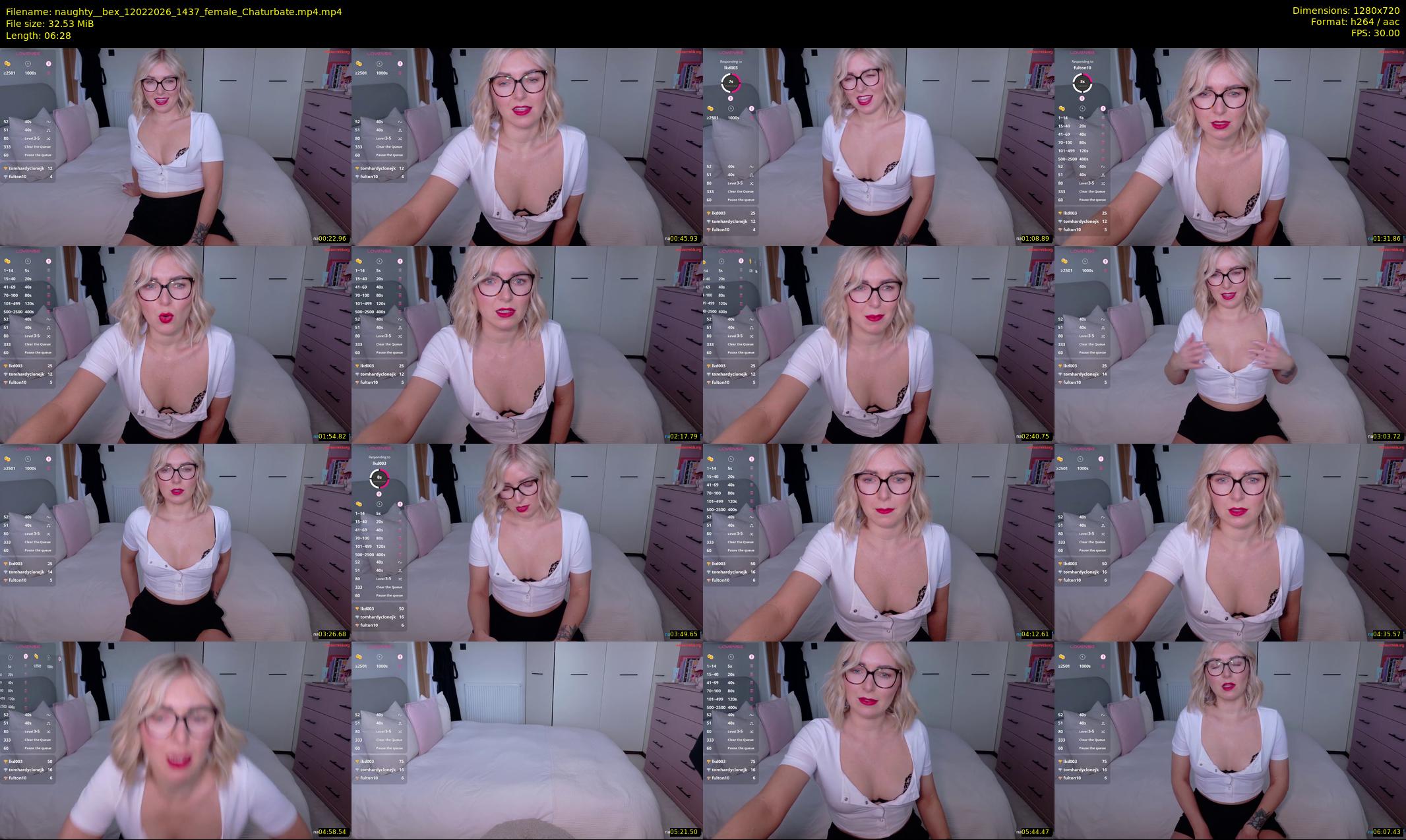 naughty__bex — 7 minute Chaturbate female cam show recording, 720p, Feb 12, 2026