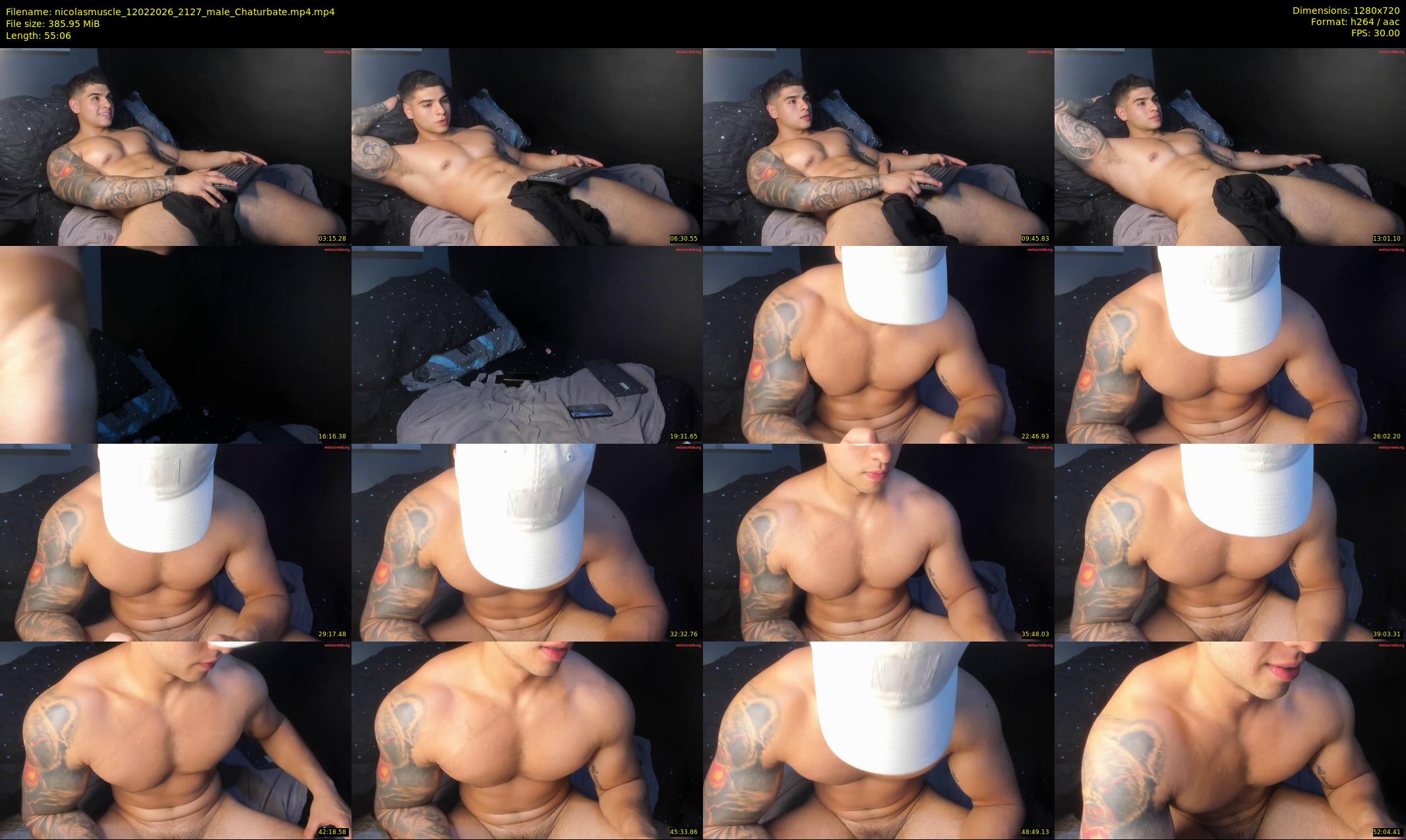 nicolasmuscle — 56 minute Chaturbate male cam show recording, 720p, Feb 12, 2026