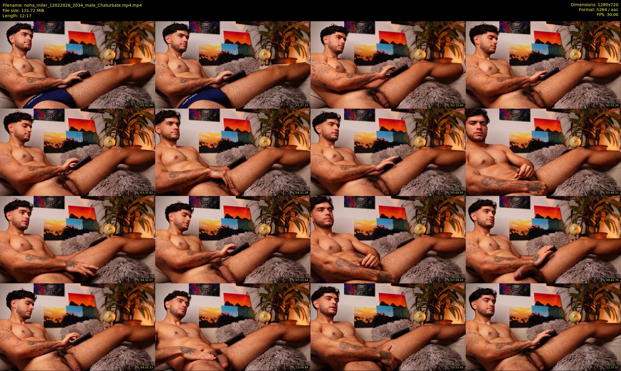noha_miler — 13 minute Chaturbate male cam show recording, 720p, Feb 12, 2026