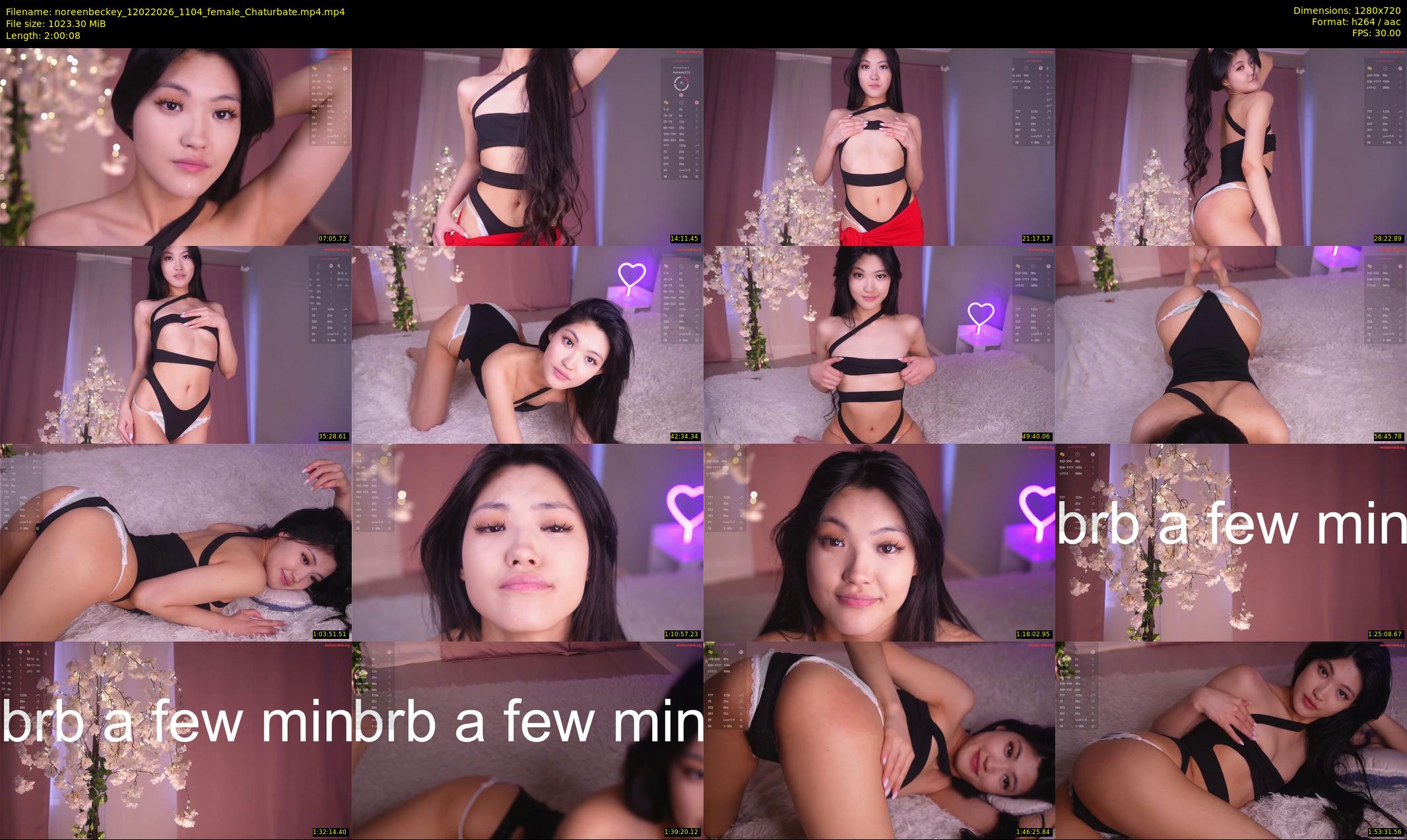noreenbeckey — 121 minute Chaturbate female cam show recording, 720p, Feb 12, 2026
