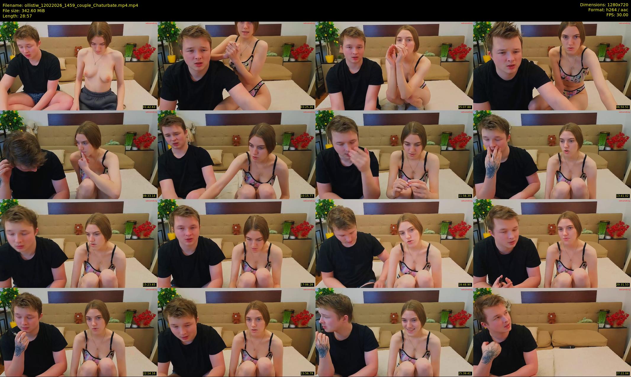 ollistiw — 29 minute Chaturbate couple cam show recording, 720p, Feb 12, 2026