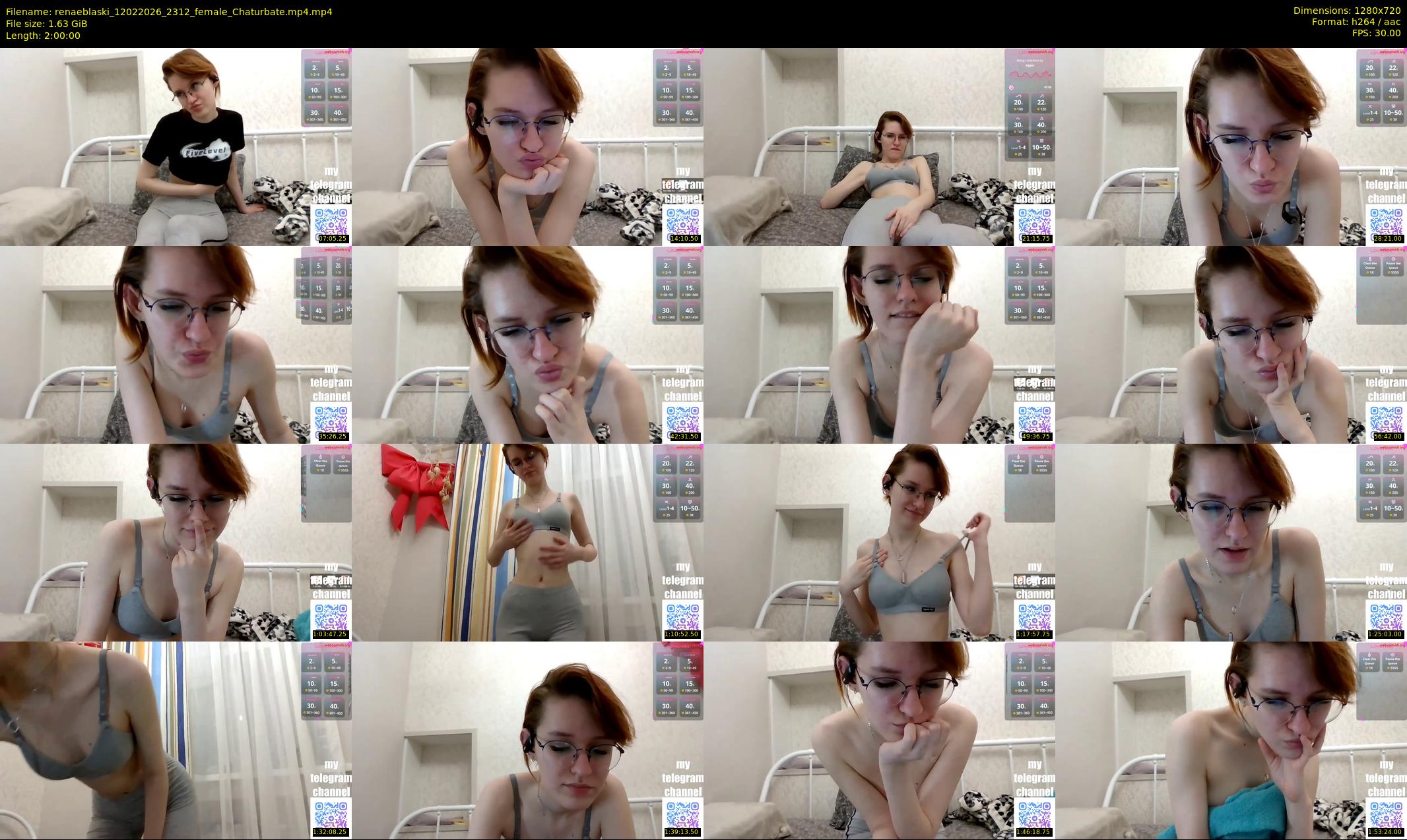 renaeblaski — 120 minute Chaturbate female cam show recording, 720p, Feb 12, 2026