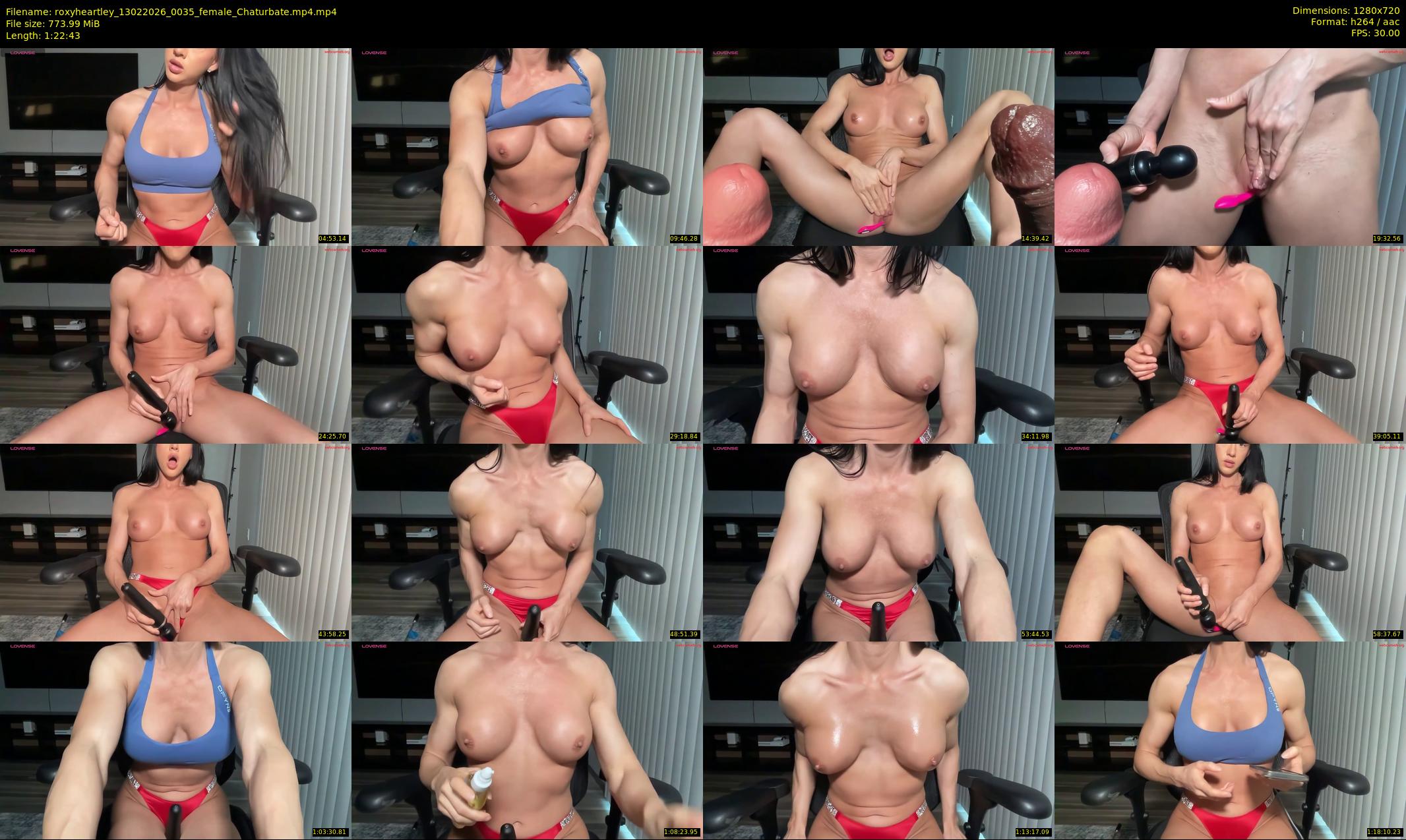 roxyheartley — 83 minute Chaturbate female cam show recording, 720p, Feb 13, 2026