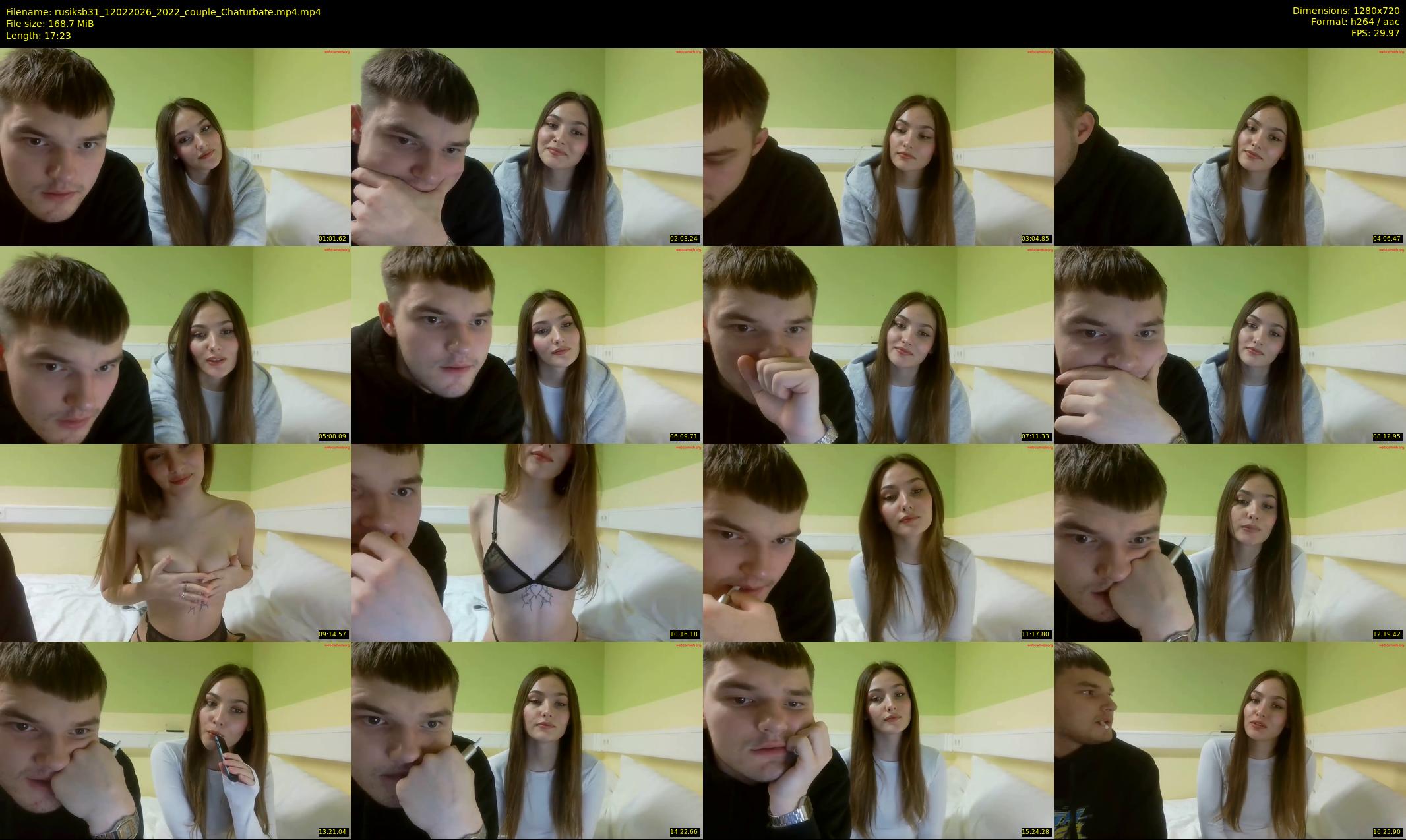 rusiksb31 — 18 minute Chaturbate couple cam show recording, 720p, Feb 12, 2026