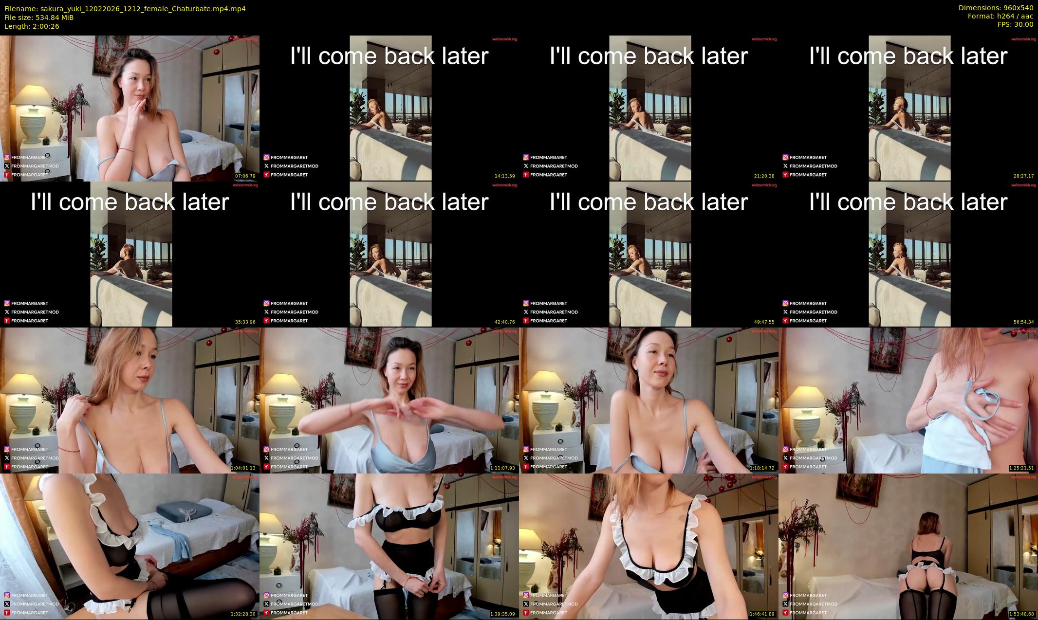 sakura_yuki — 121 minute Chaturbate female cam show recording, 480p, Feb 12, 2026