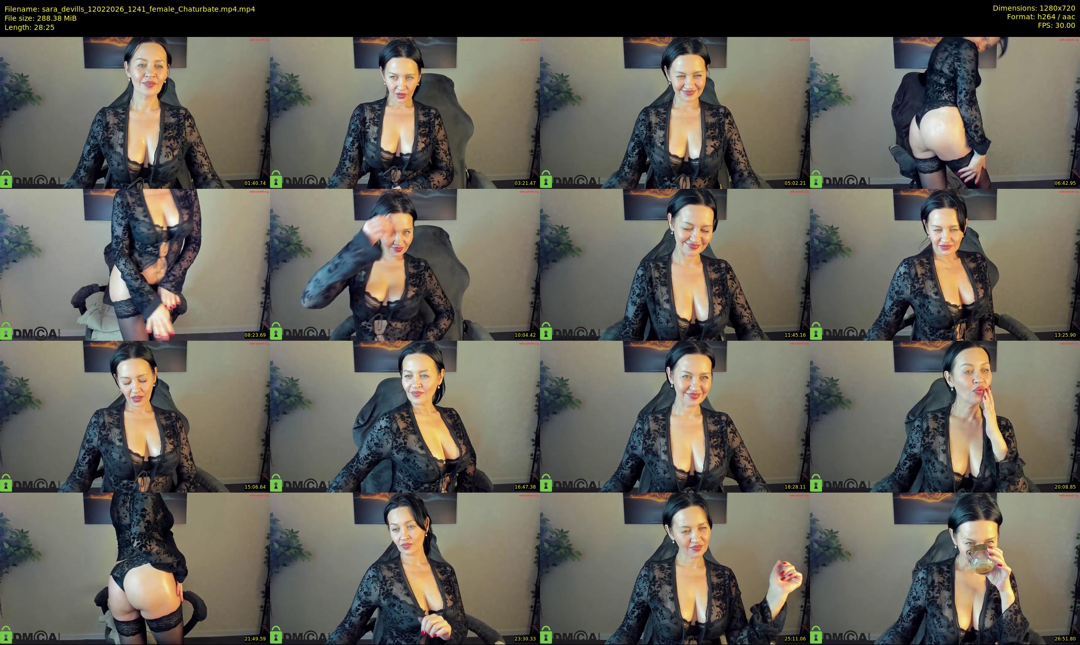 sara_devills — 29 minute Chaturbate female cam show recording, 720p, Feb 12, 2026