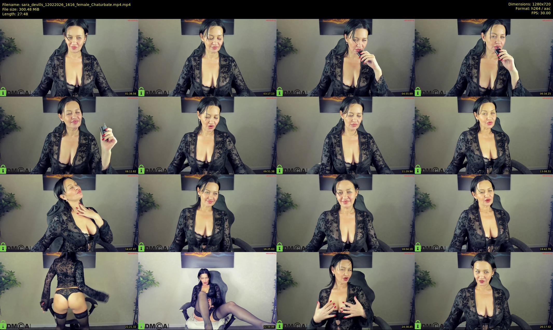sara_devills — 28 minute Chaturbate female cam show recording, 720p, Feb 12, 2026