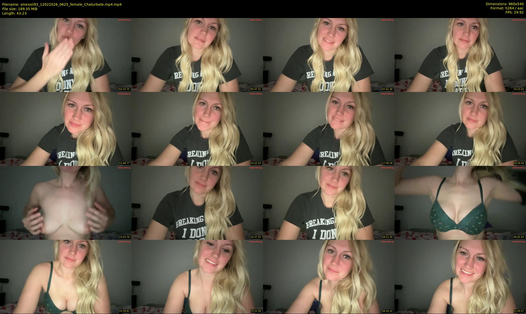 smexxii93 — 44 minute Chaturbate female cam show recording, 480p, Feb 12, 2026