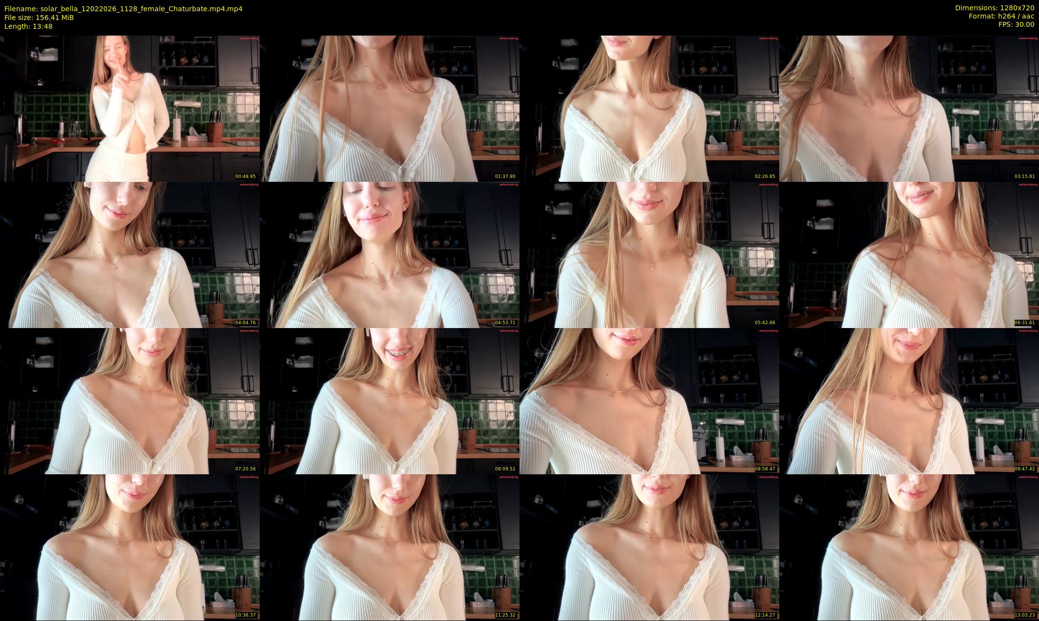 solar_bella — 14 minute Chaturbate female cam show recording, 720p, Feb 12, 2026