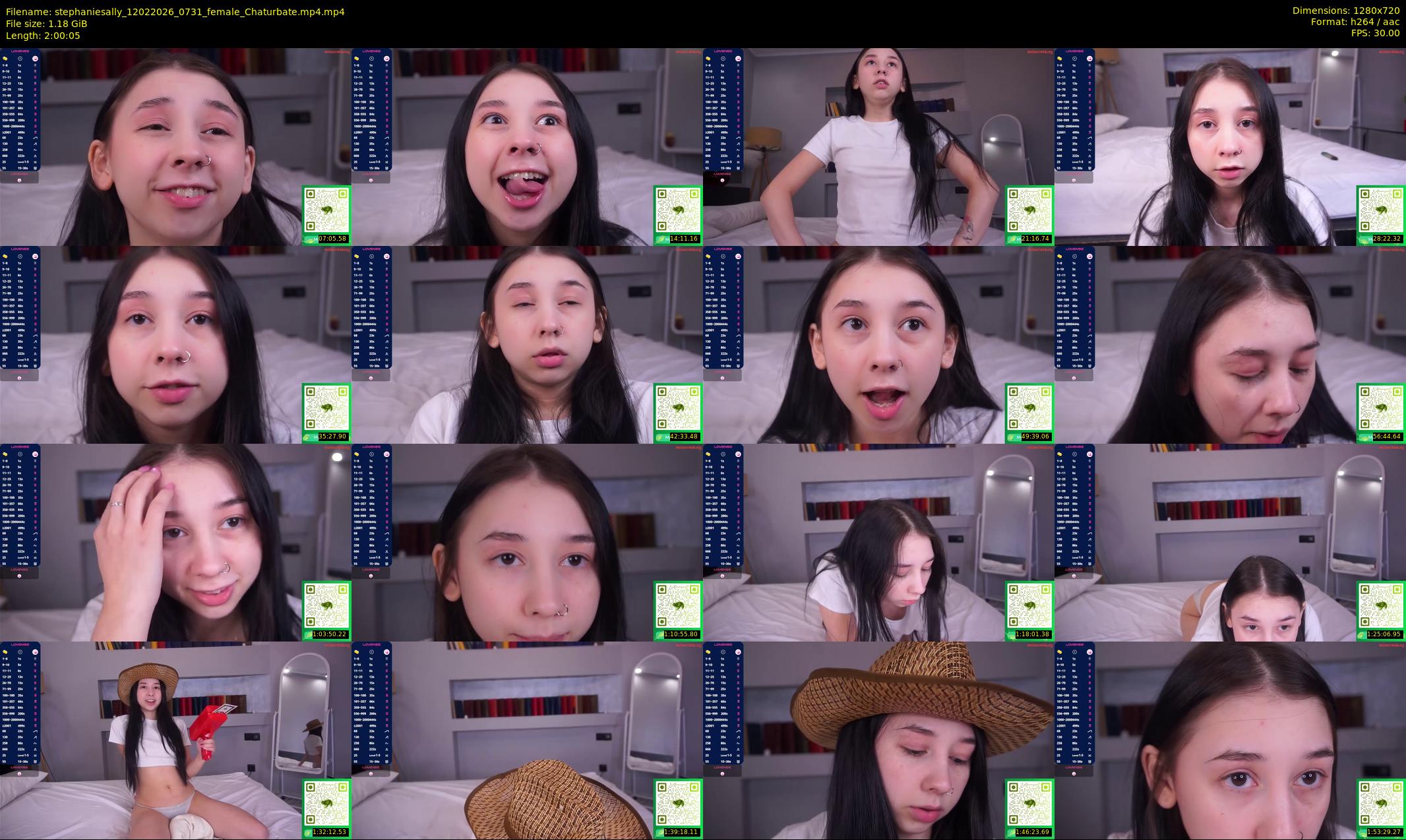 stephaniesally — 121 minute Chaturbate female cam show recording, 720p, Feb 12, 2026
