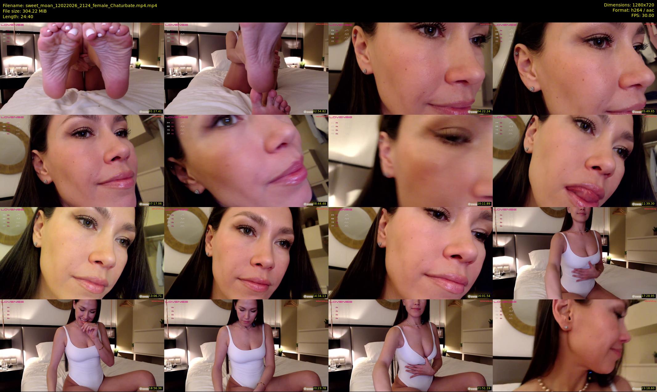 sweet_moan — 25 minute Chaturbate female cam show recording, 720p, Feb 12, 2026