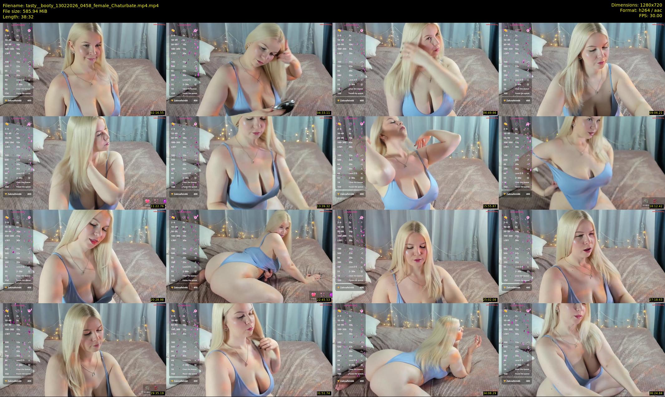tasty__booty — 39 minute Chaturbate female cam show recording, 720p, Feb 13, 2026