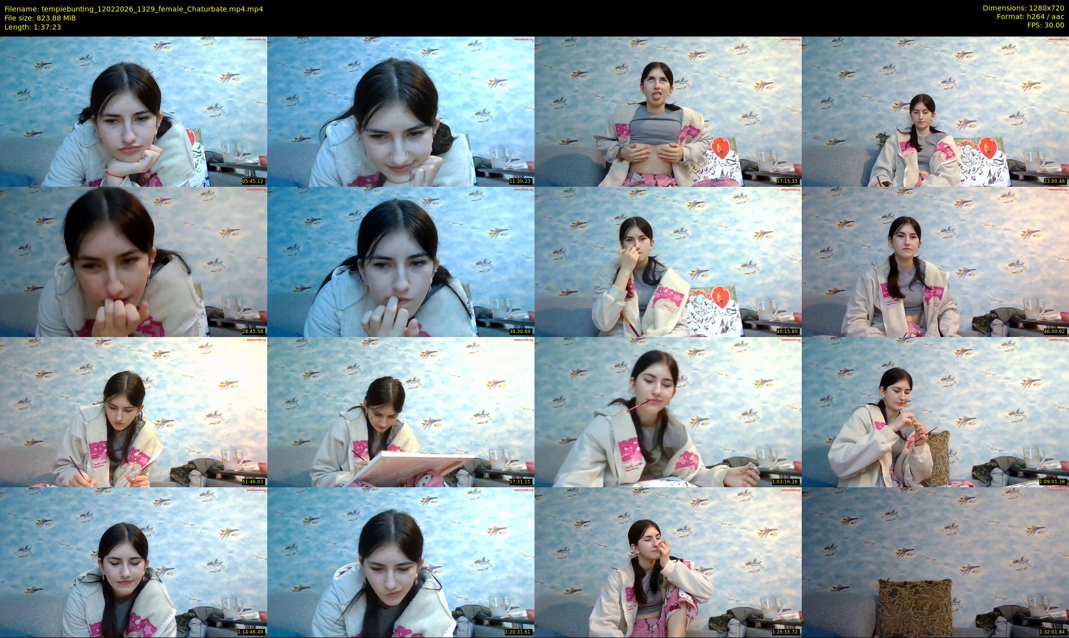 tempiebunting — 98 minute Chaturbate female cam show recording, 720p, Feb 12, 2026