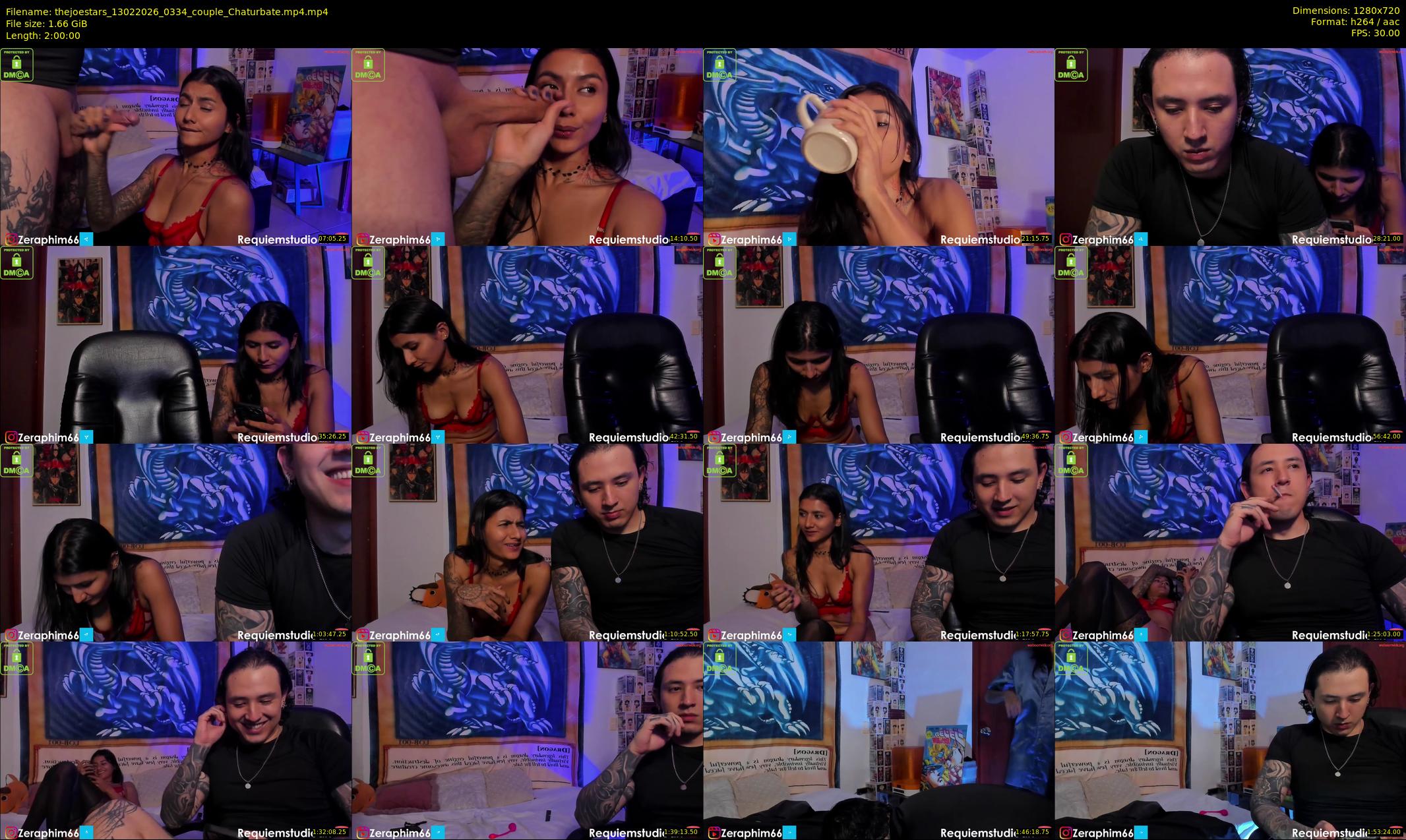 thejoestars — 120 minute Chaturbate couple cam show recording, 720p, Feb 13, 2026