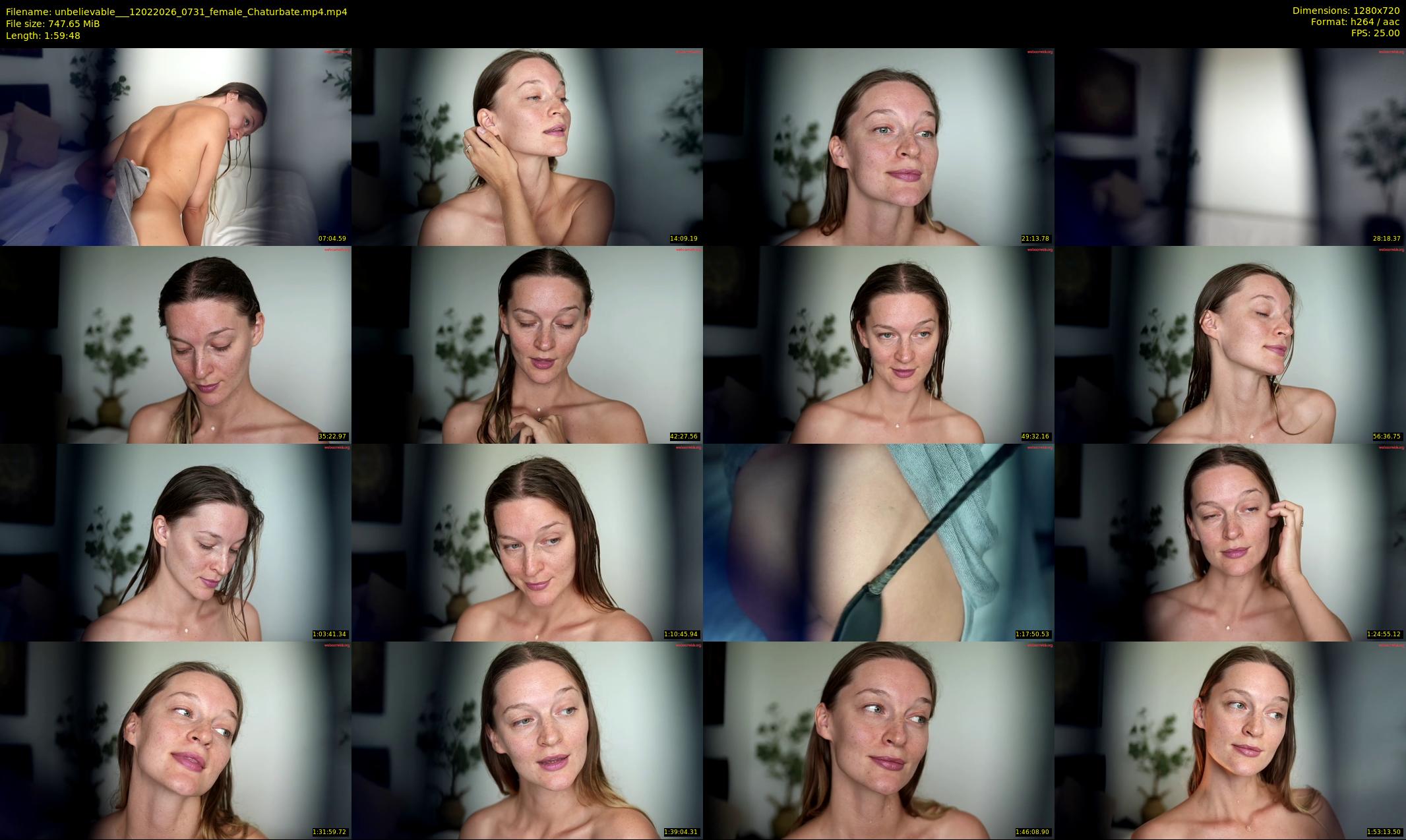 unbelievable__ — 120 minute Chaturbate female cam show recording, 720p, Feb 12, 2026