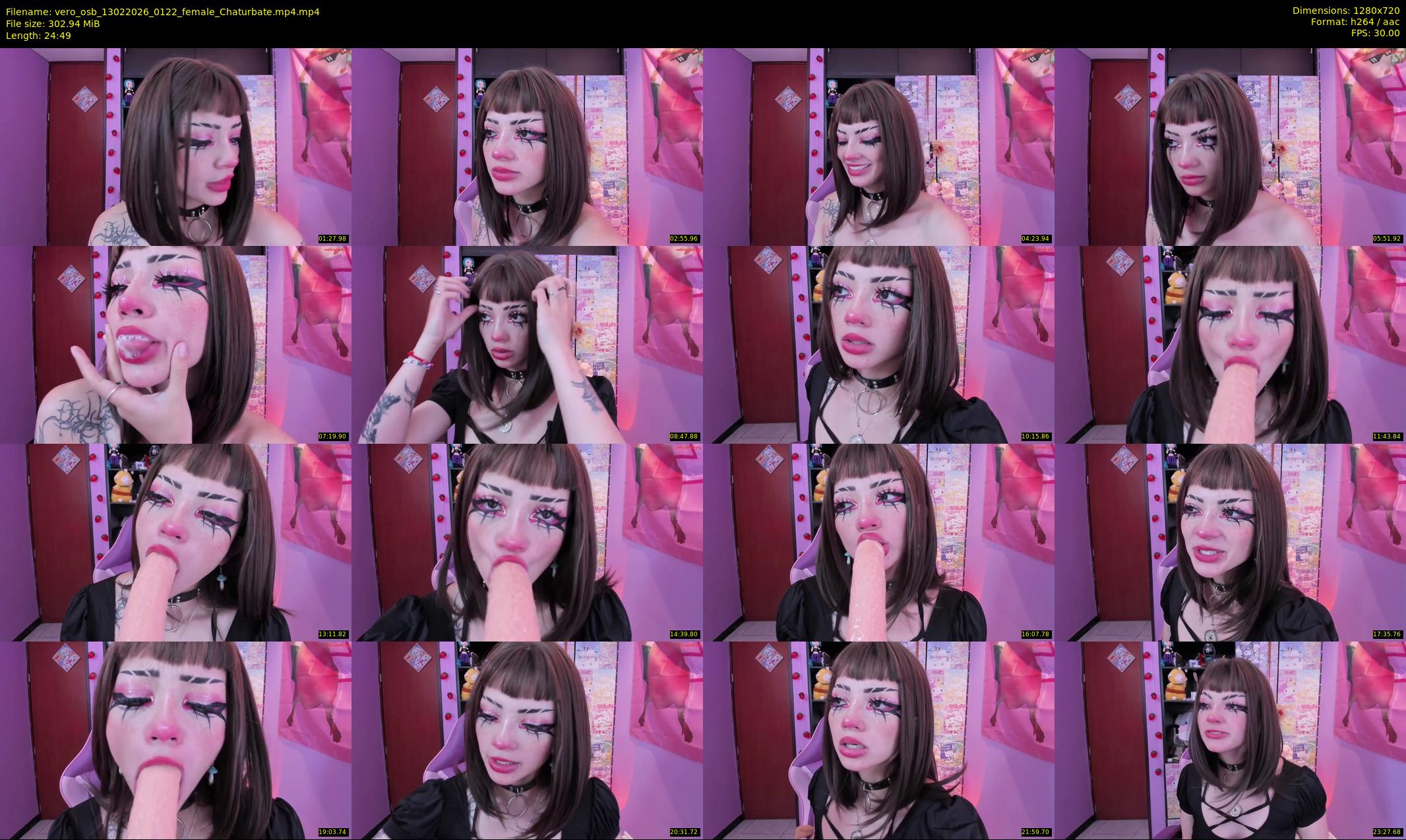 vero_osb — 25 minute Chaturbate female cam show recording, 720p, Feb 13, 2026