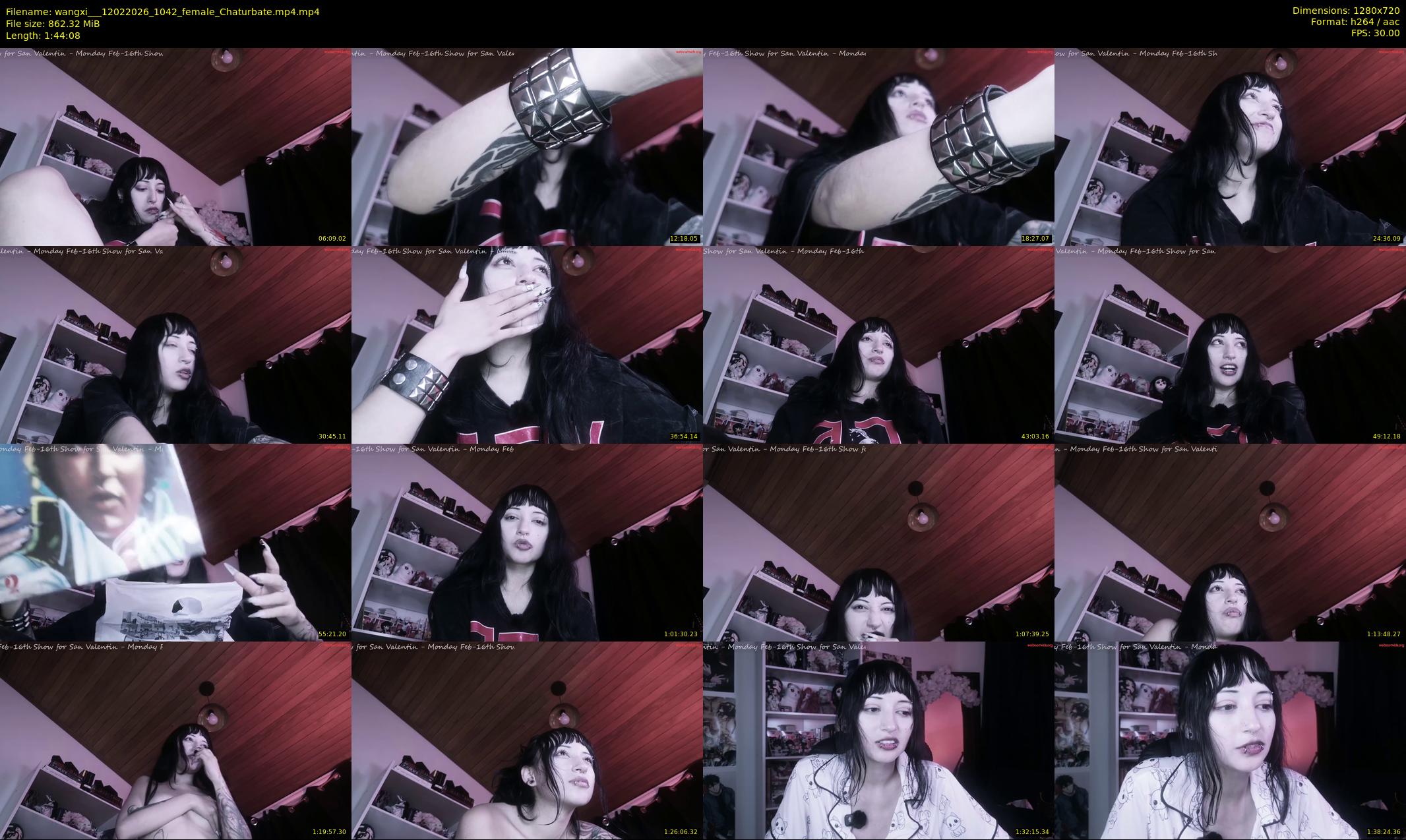 wangxi__ — 105 minute Chaturbate female cam show recording, 720p, Feb 12, 2026