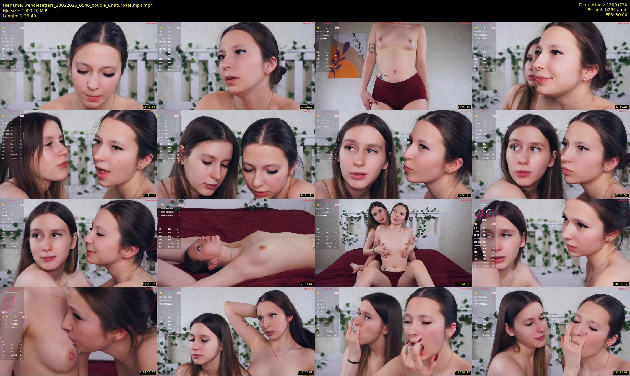 wendiesetters — 97 minute Chaturbate female cam show recording, 720p, Feb 13, 2026