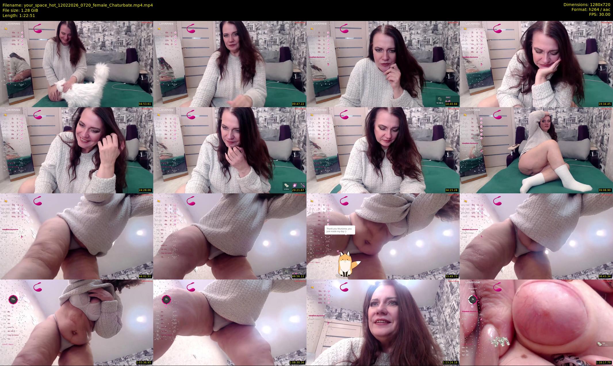 your_space_hot — 83 minute Chaturbate female cam show recording, 720p, Feb 12, 2026