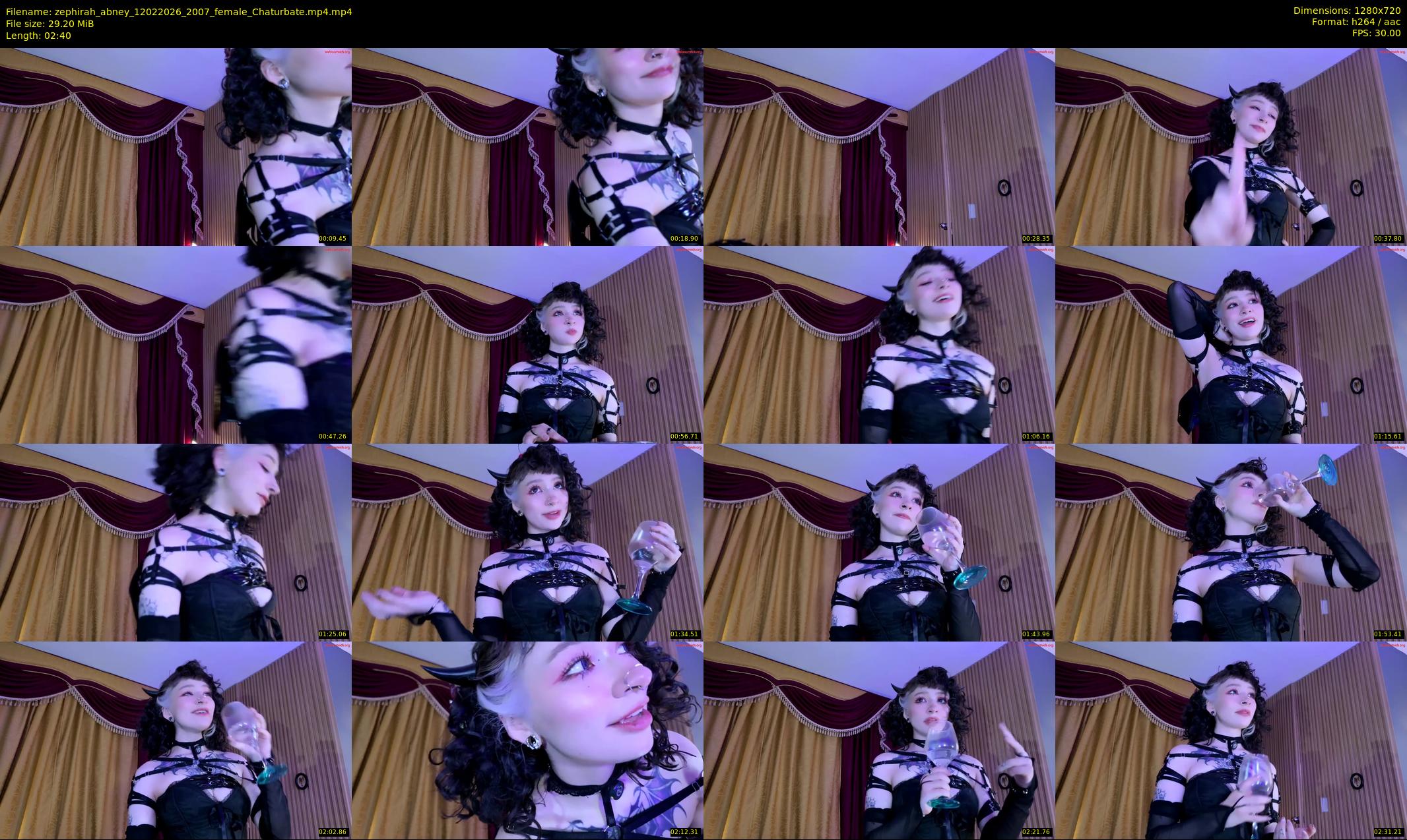 zephirah_abney — 3 minute Chaturbate female cam show recording, 720p, Feb 12, 2026